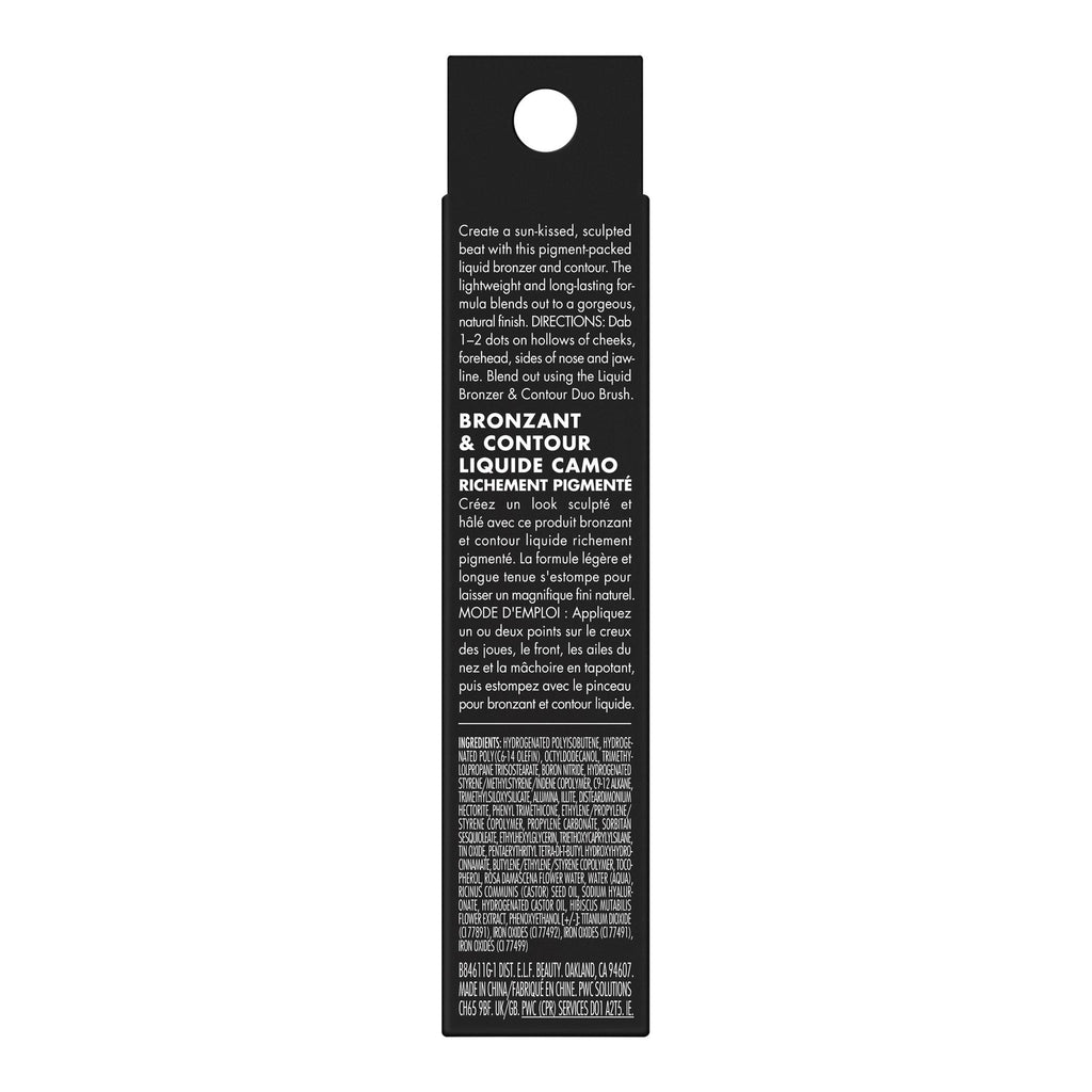 e.l.f. Camo Liquid Bronzer & Contour, 3 Light, 0.13 fl oz