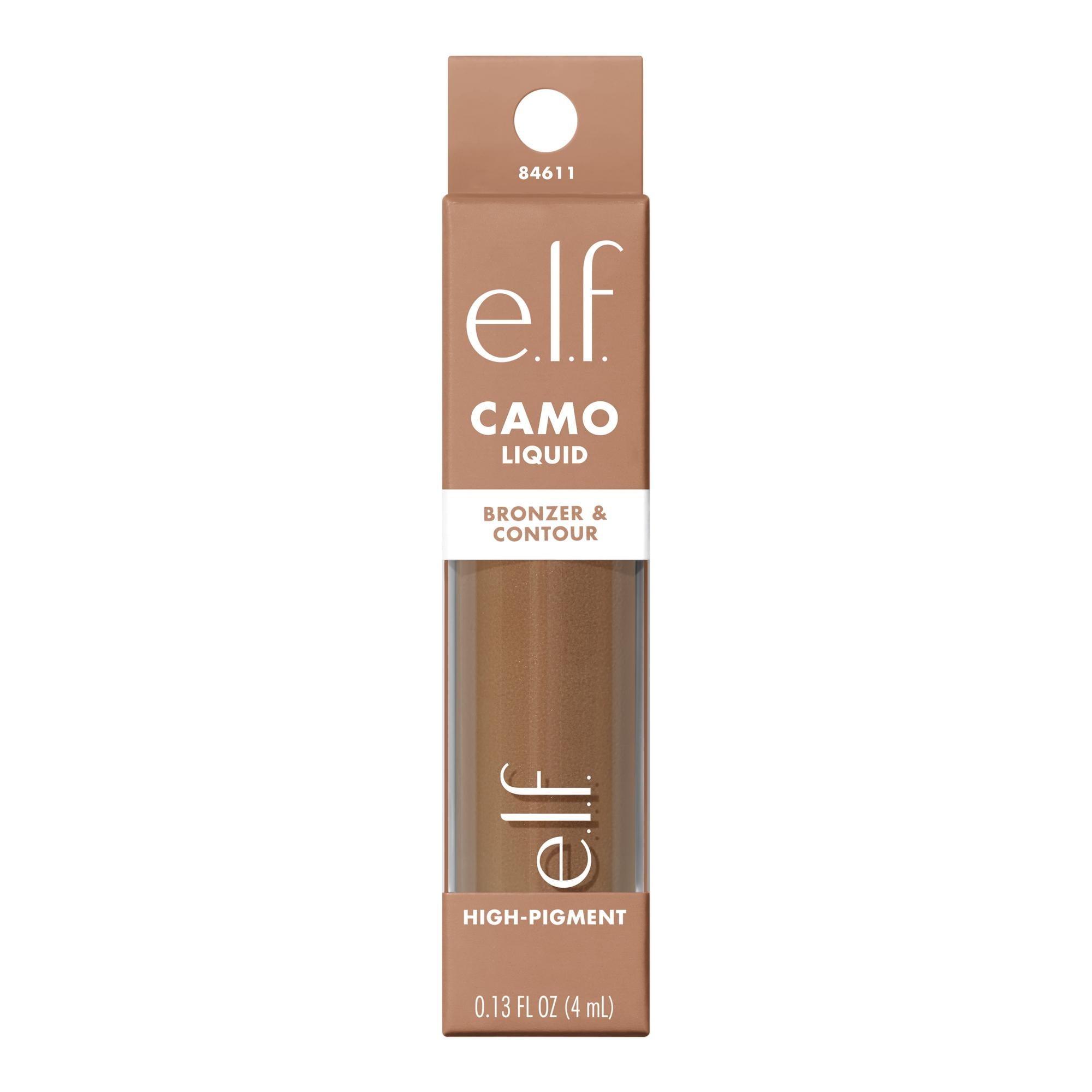 e.l.f. Camo Liquid Bronzer & Contour, 3 Light, 0.13 fl oz