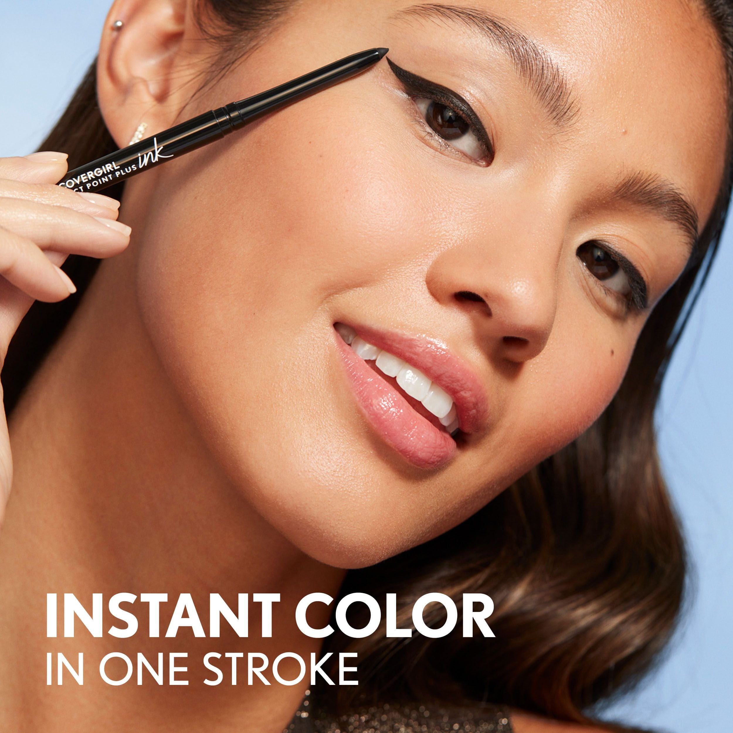 COVERGIRL Perfect Point Plus Ink Eyeliner, 275 Matte Jet Black, 0.01 oz