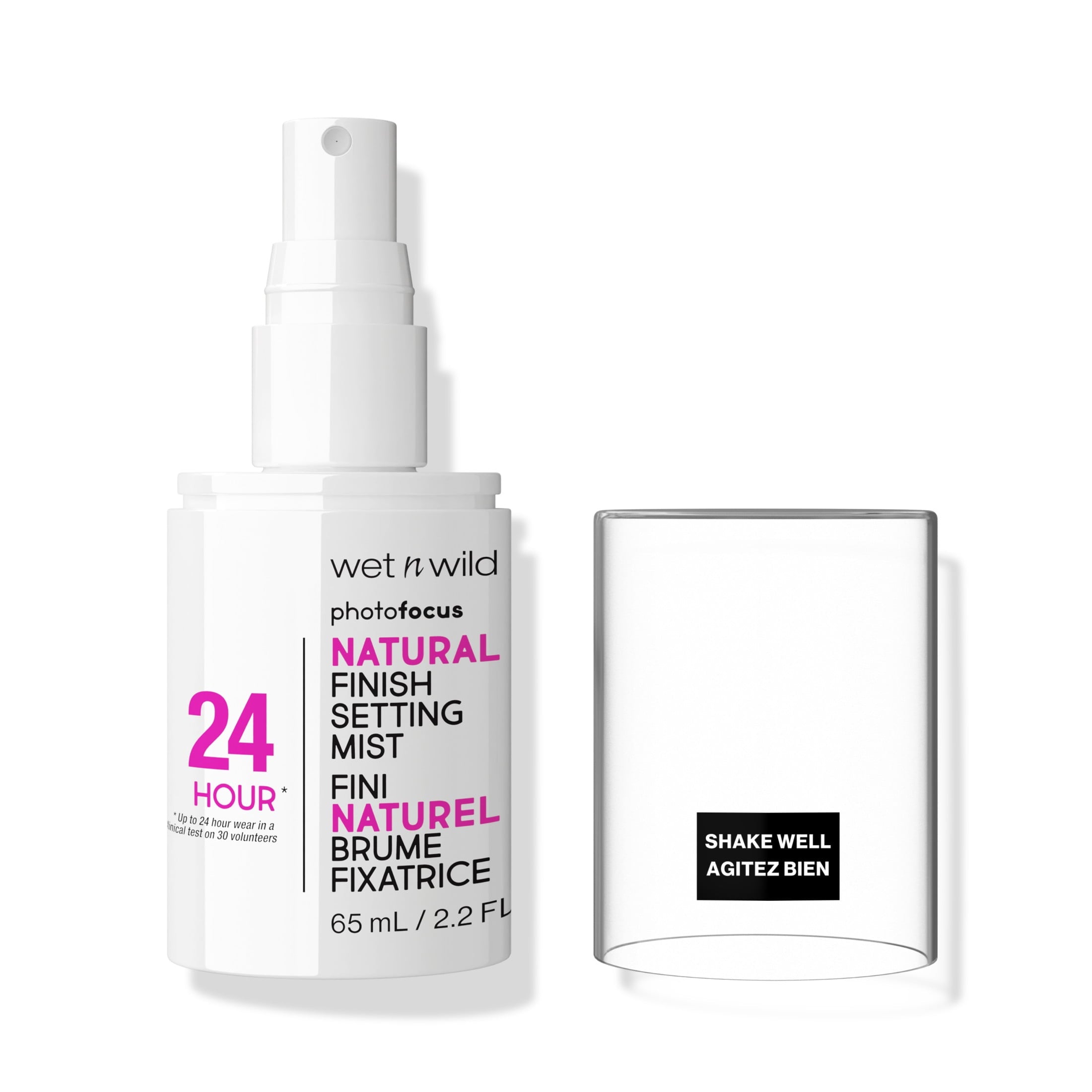 Wet n Wild 24 Hour Photo Focus Natural Finishing Setting Mist Spray, 1.52 fl oz