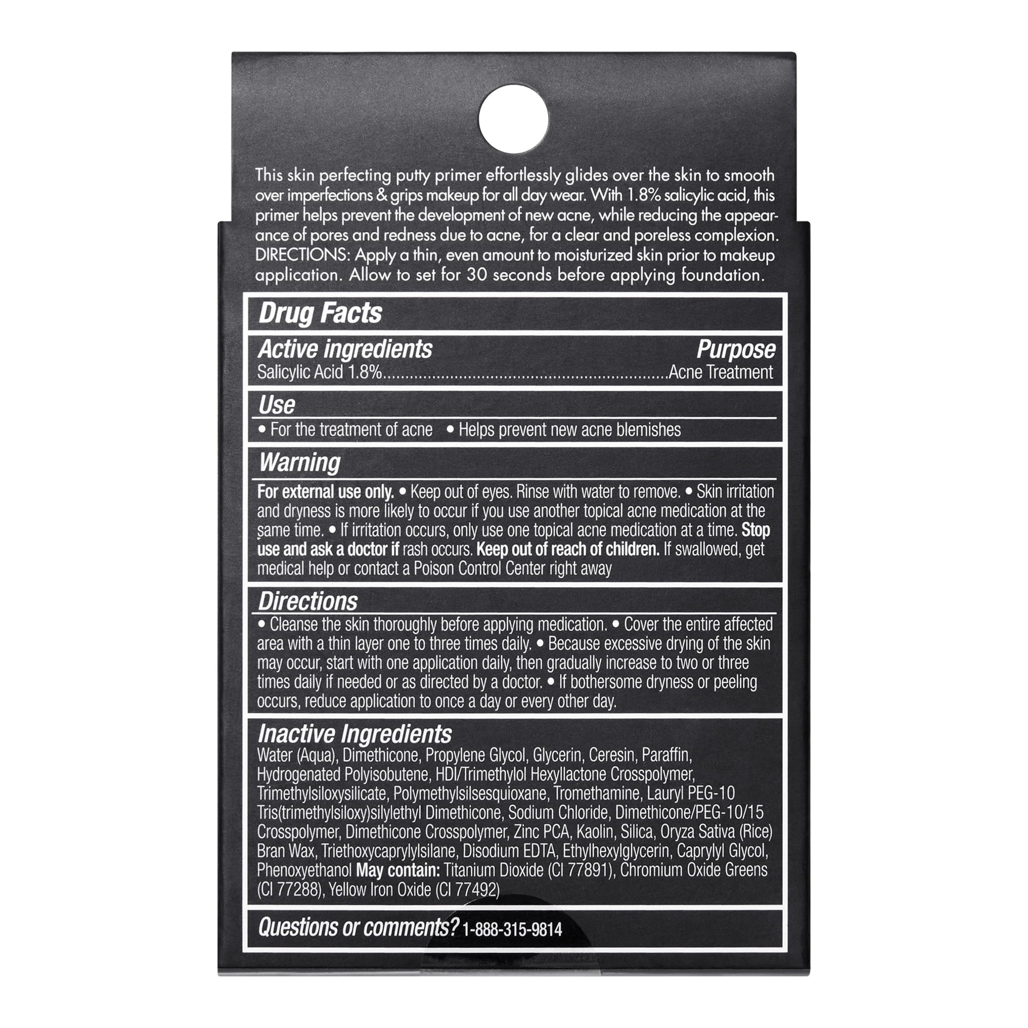 e.l.f. Acne Fighting Putty Primer, 0.74 oz