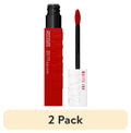 (2 pack) Maybelline Super Stay Vinyl Ink Liquid Lipstick, Long-Lasting with Vegan Formula, Exhilarator