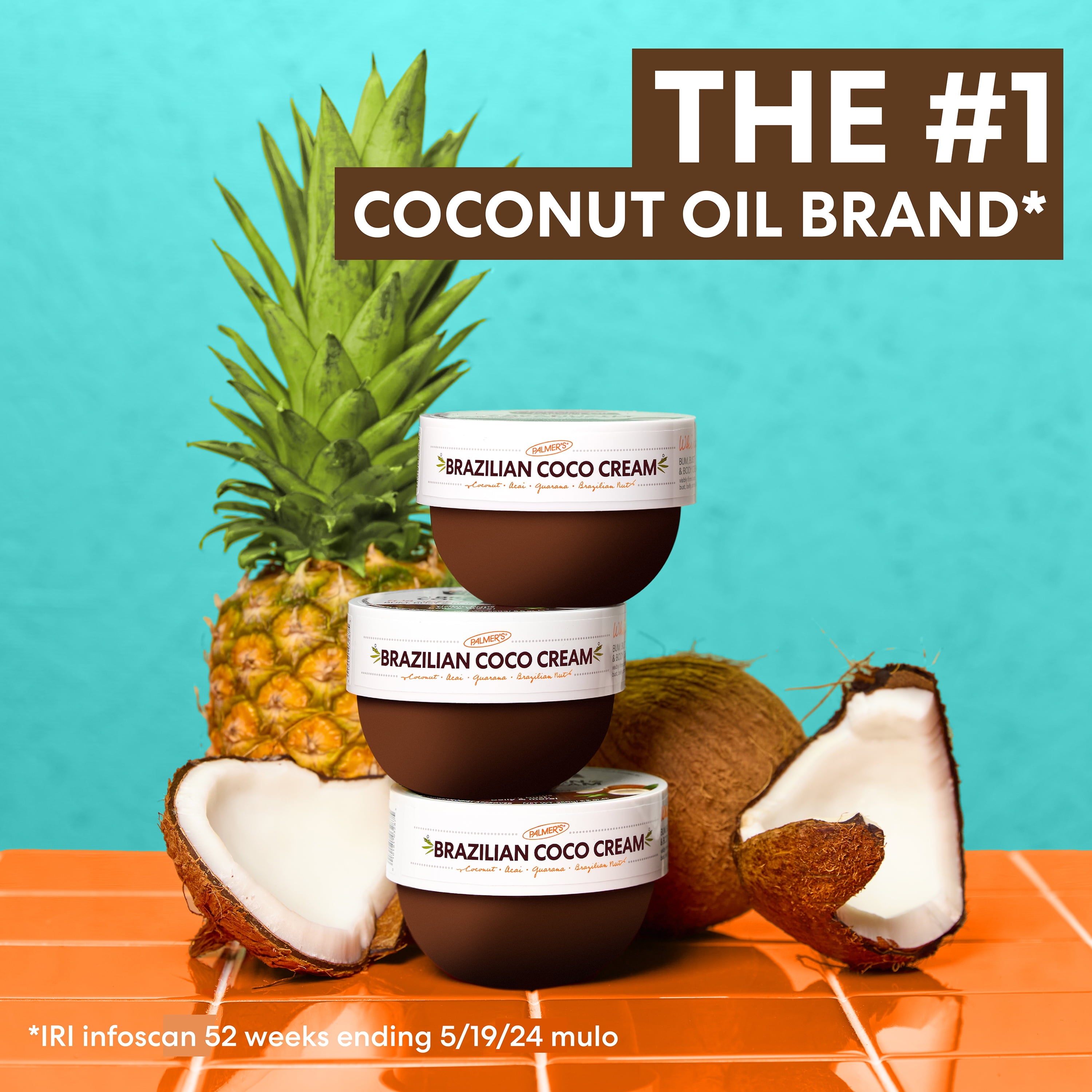 Palmer’s Coconut Oil Formula Brazilian Coco Cream to Firm the Bum, Bust & Body 8.8 OZ
