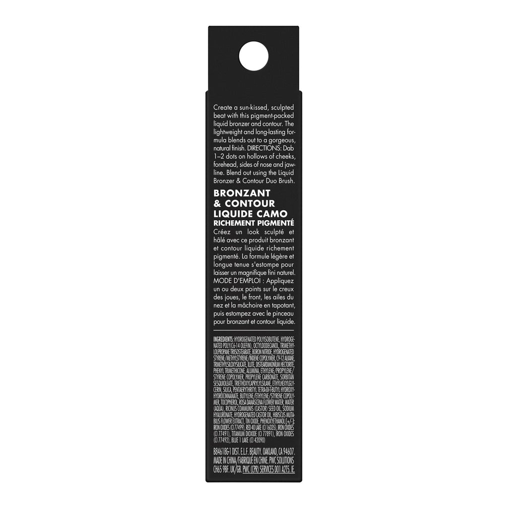 e.l.f. Camo Liquid Bronzer & Contour, 10 Rich, 0.13 fl oz