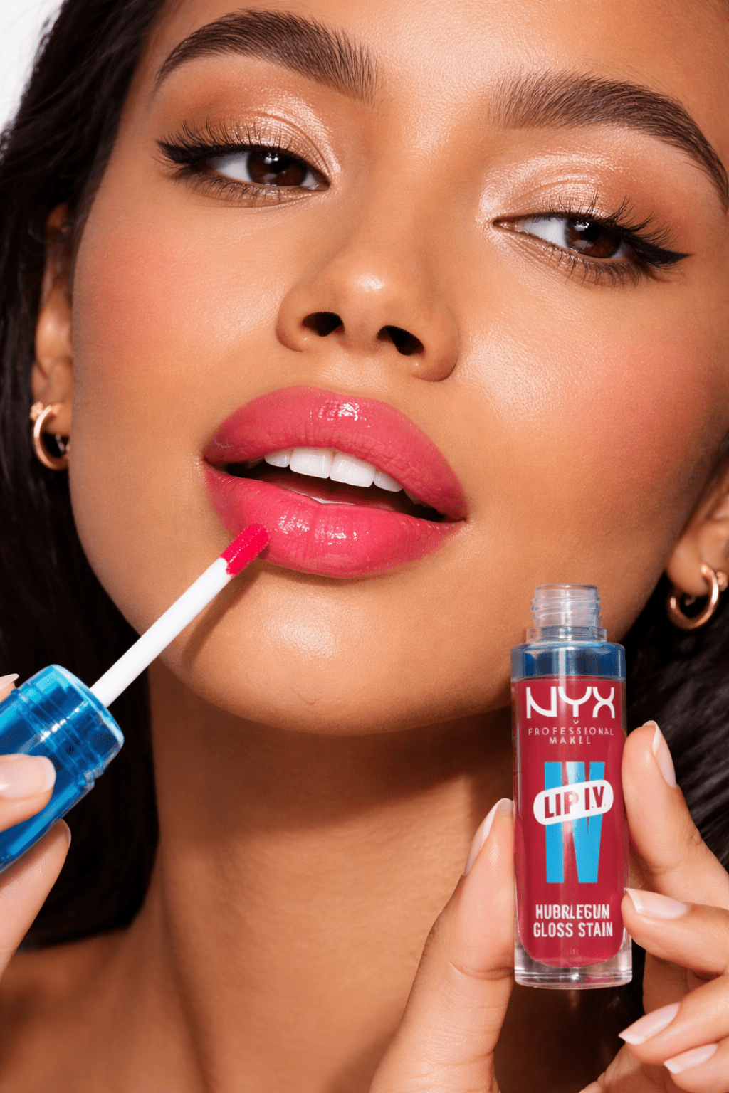 NYX Professional Makeup Lip I.V. Hydrating Gloss Stain, Vitamin-Infused, Assorted Shades
