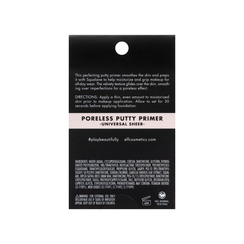 e.l.f. Poreless Putty Primer, Universal Sheer, 0.74 oz