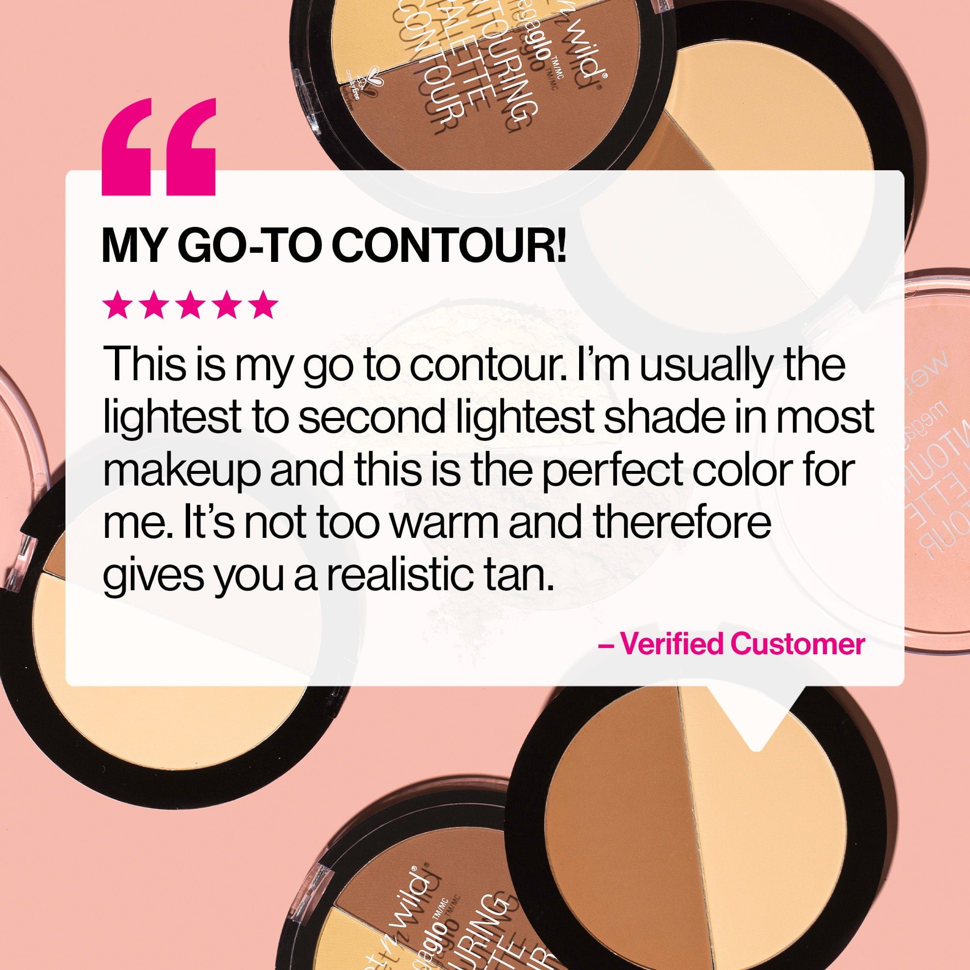 Wet n Wild MegaGlo Contouring Duo Makeup Palette, Highlighting, Dulce De Leche, 0.44 oz