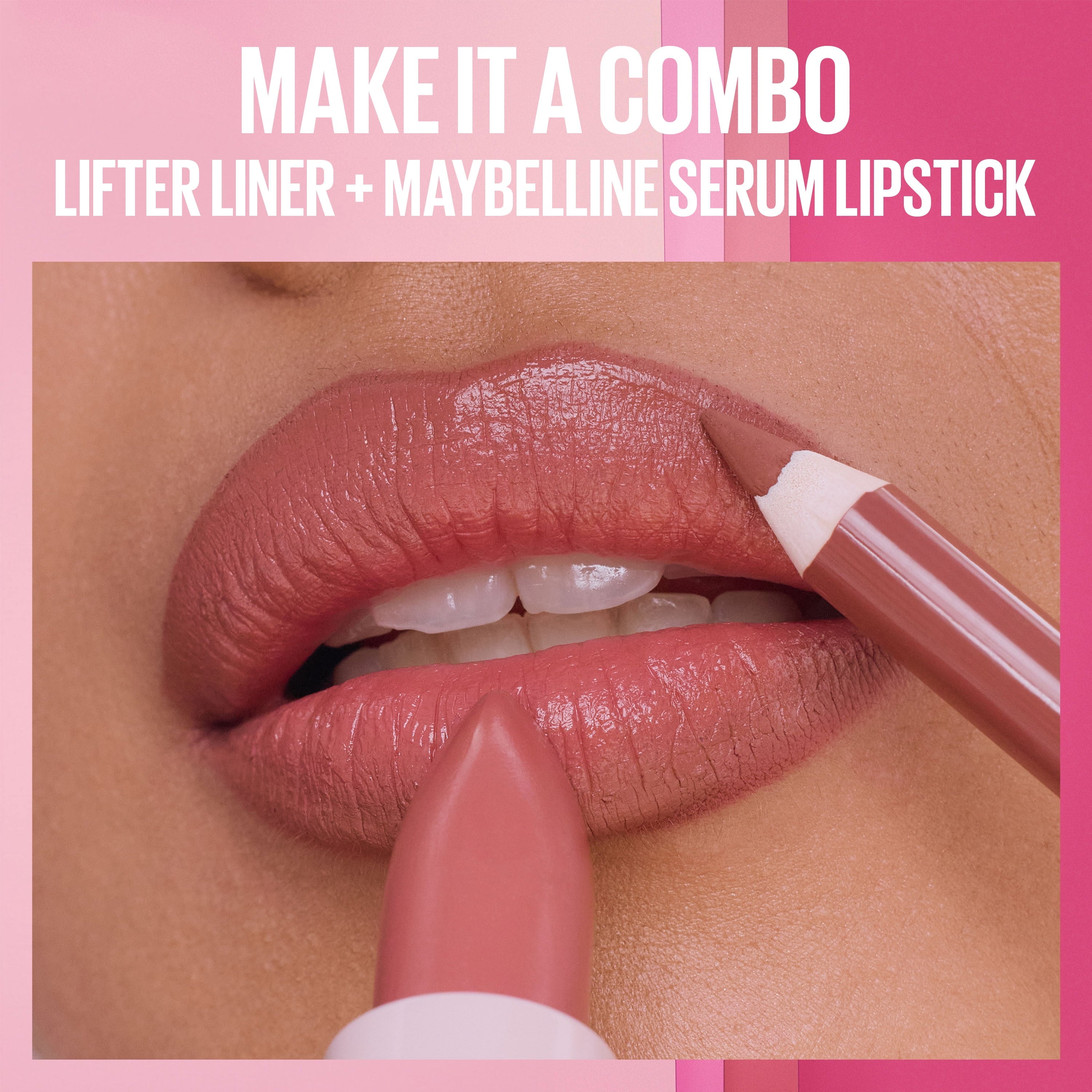 Maybelline Serum Lipstick, Matte Finish, Oil-Blend and Hyaluronic Acid, 004 Wild Card, 0.12 oz