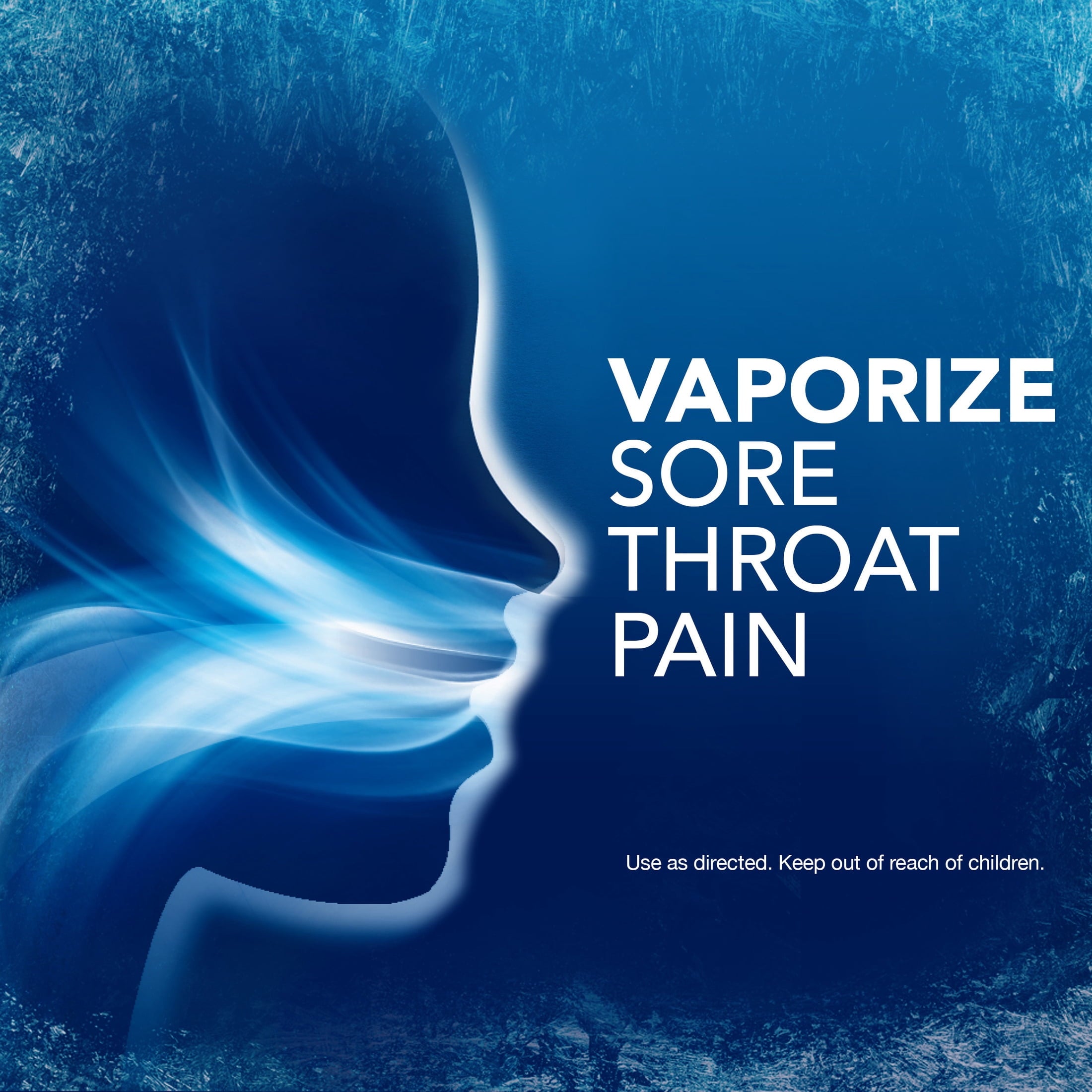 Vicks VapoCOOL SEVERE Medicated Sore Throat Drops, Menthol, Winterfrost Flavor, 45 count
