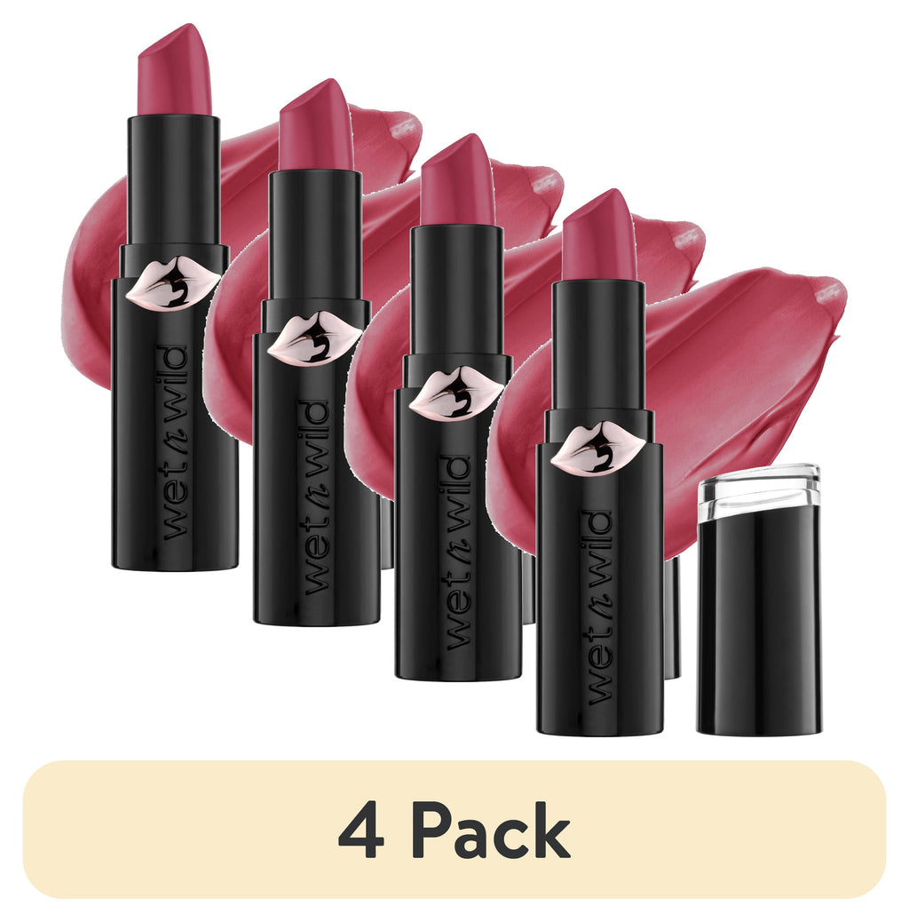 (4 pack) wet n wild Mega Last Matte Lip Color - Cherry Picking