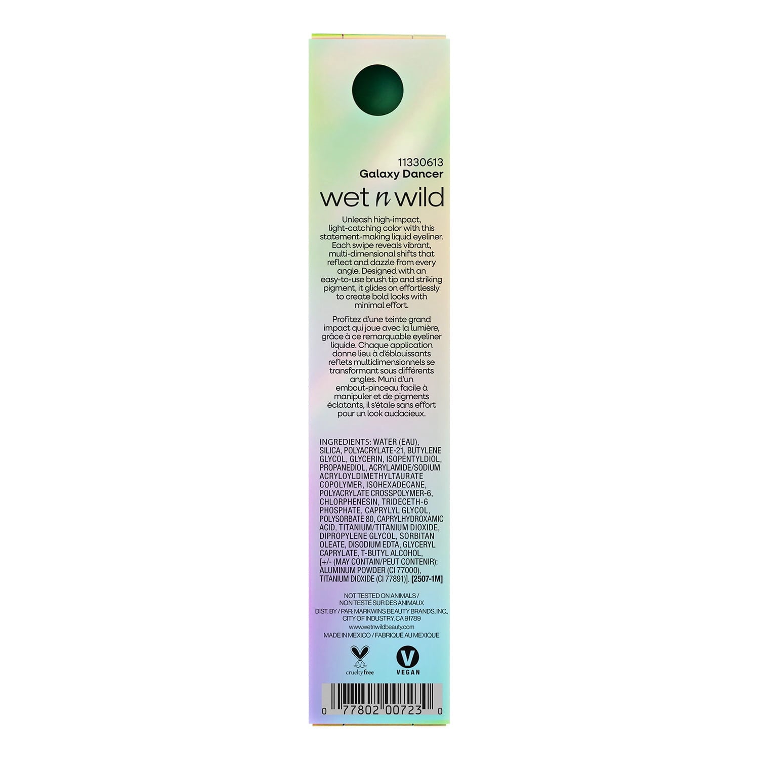 Wet n Wild Chameleon Chrome Liquid Eyeliner in Galaxy Dancer , 0.1 FL OZ