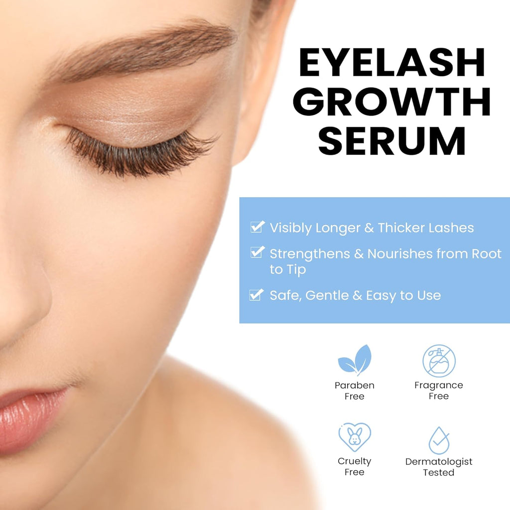 Peptide Labz Eyelash Conditioning Serum with Peptides & Keratin – Cosmetic Lash Enhancer, 5ml