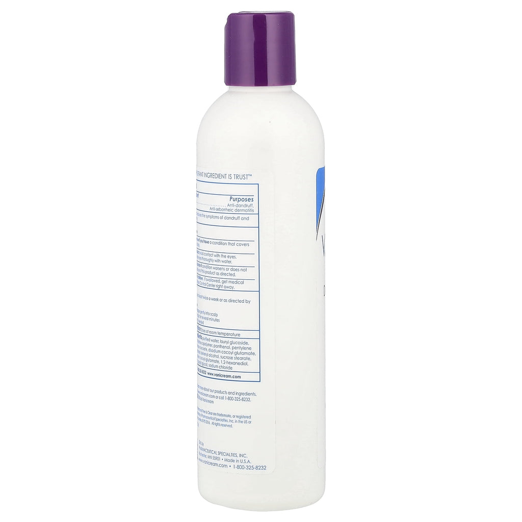 Vanicream Pyrithione Zinc 2% Dandruff Shampoo, 8 fl oz