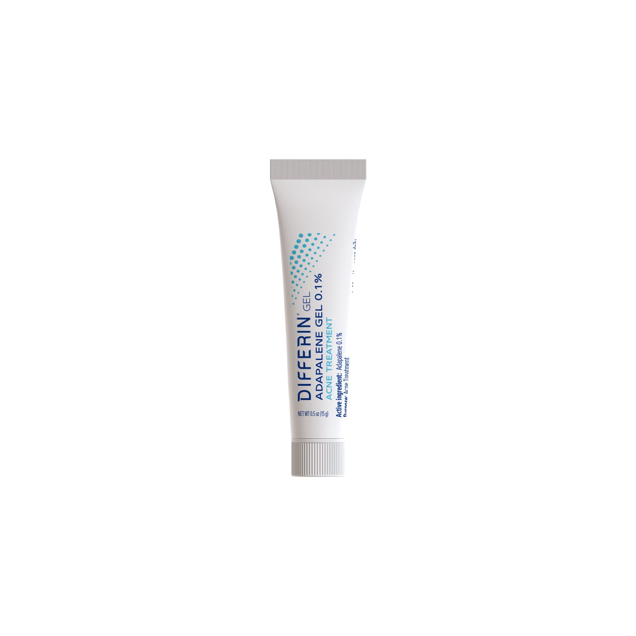 Differin Prescription-Strength Retinoid Acne Treatment Gel for Face with 0.1% Adapalene, Clears & Prevents Acne, Fragrance-Free, 15g Tube
