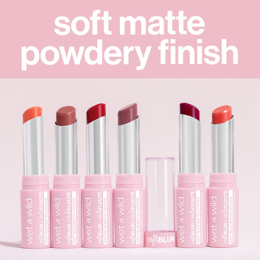 Wet n Wild Soft Blur Matte Lipstick - Apricot Smoothie