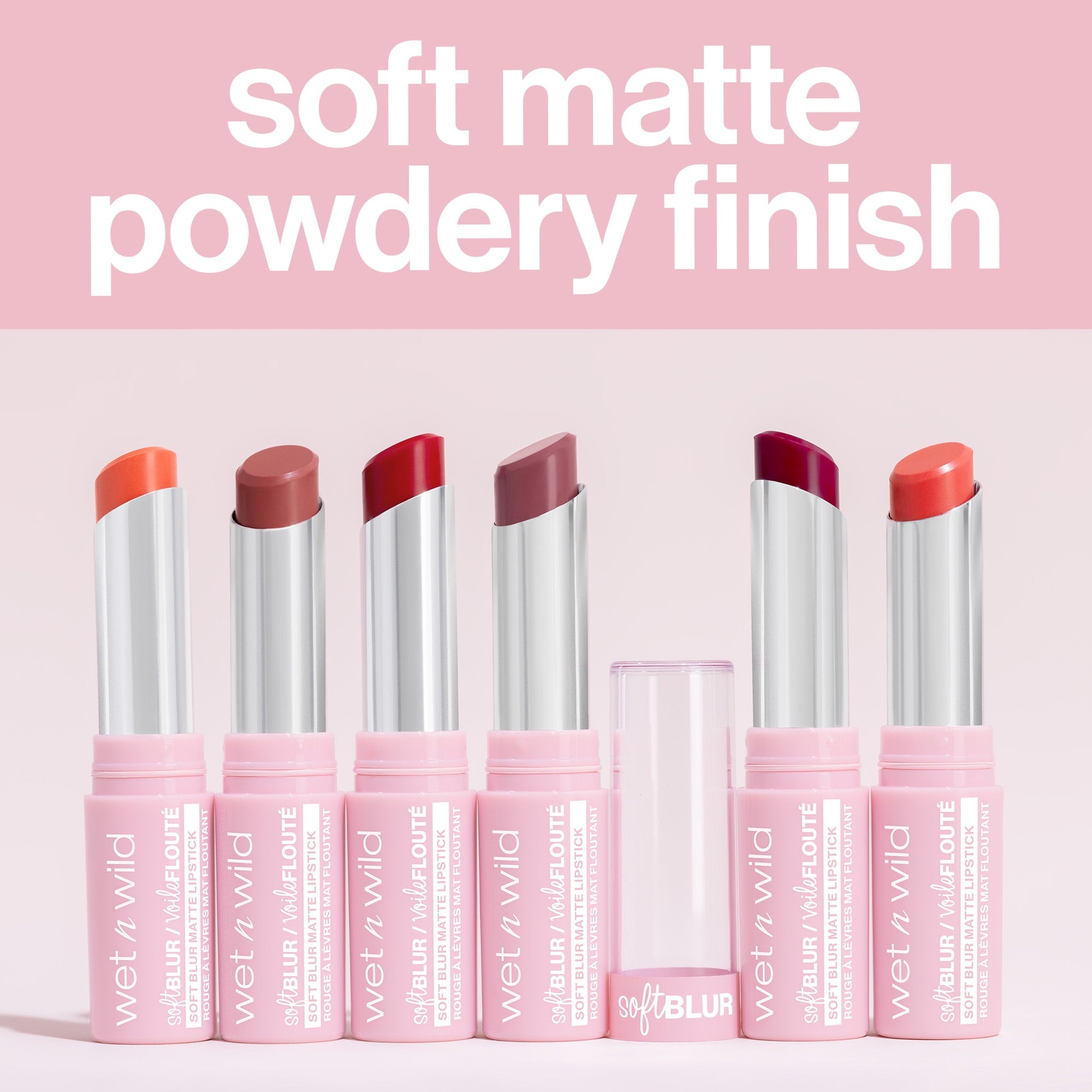 Wet n Wild Soft Blur Matte Lipstick - Apricot Smoothie