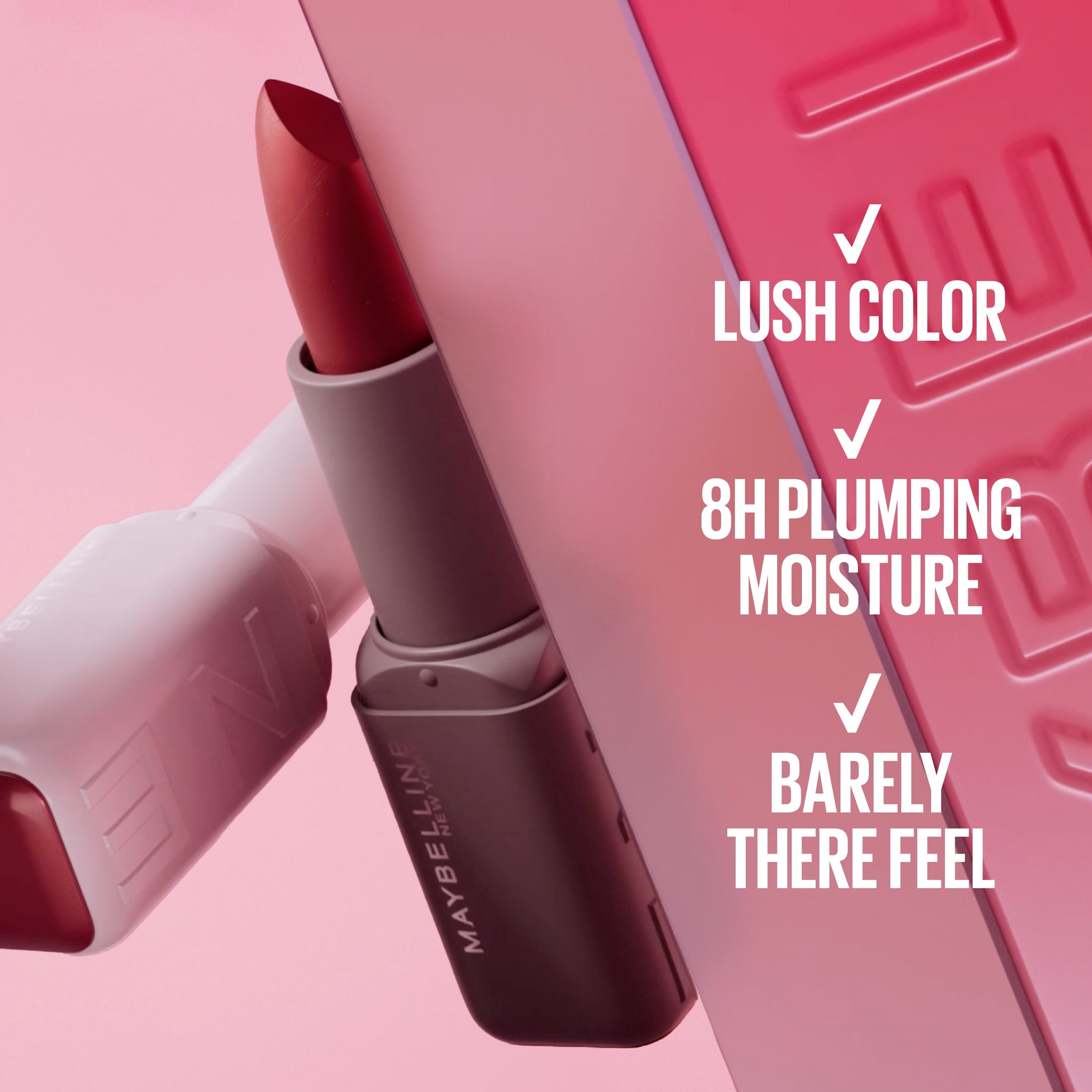 Maybelline Serum Lipstick, Matte Finish, Oil-Blend and Hyaluronic Acid, 003 Open Late, 0.12 oz