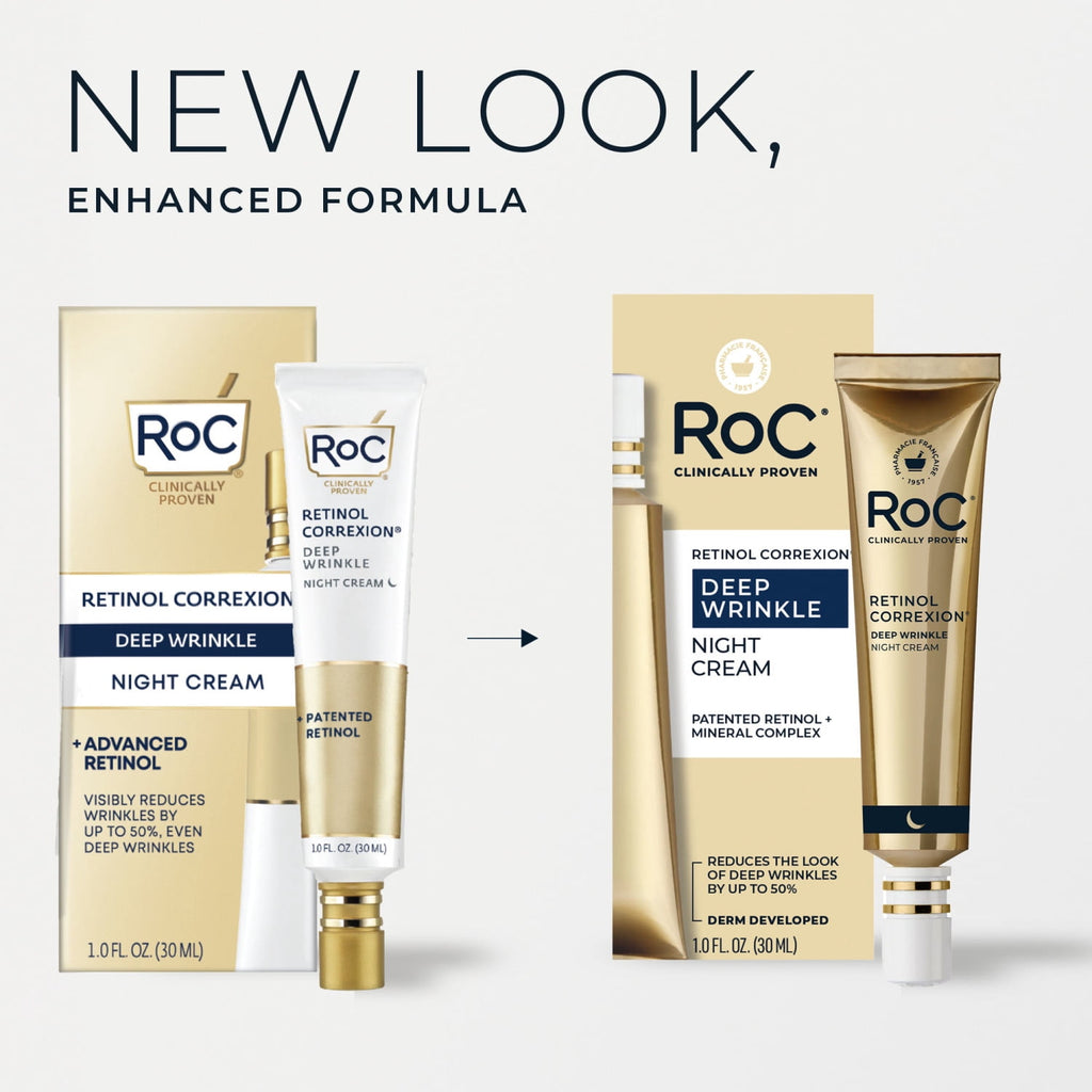 RoC Retinol Correxion Anti-Aging + Firming Night Face Moisturizer, 1 oz
