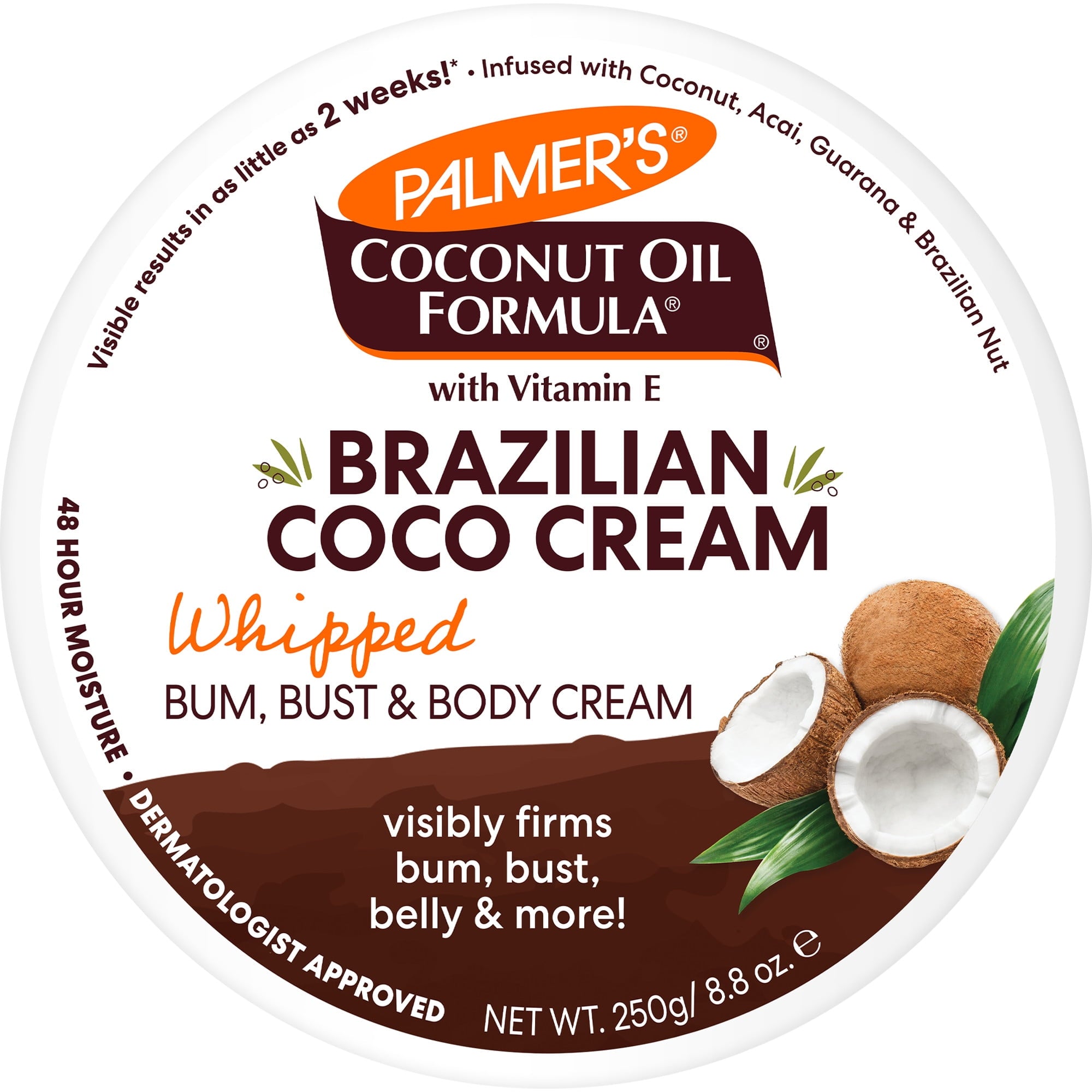 Palmer’s Coconut Oil Formula Brazilian Coco Cream to Firm the Bum, Bust & Body 8.8 OZ