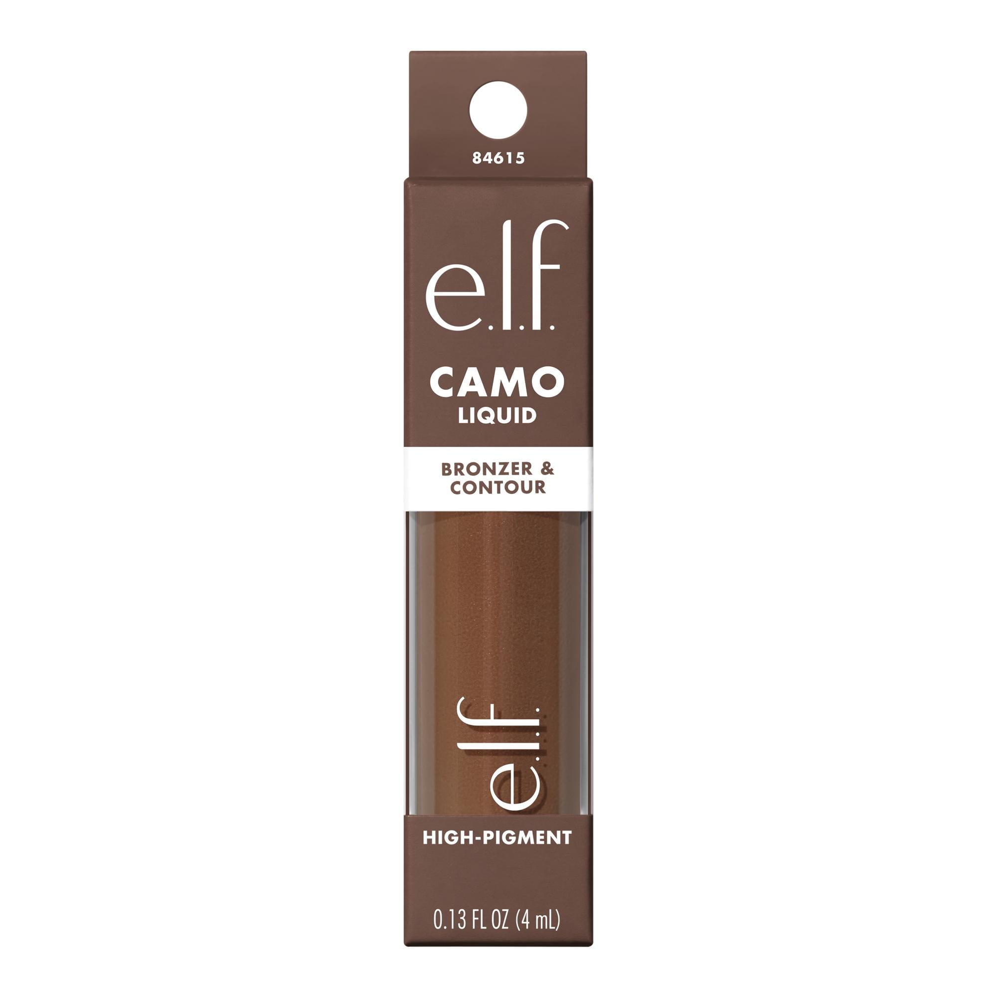 e.l.f. Camo Liquid Bronzer & Contour, 7 Tan/Deep, 0.13 fl oz