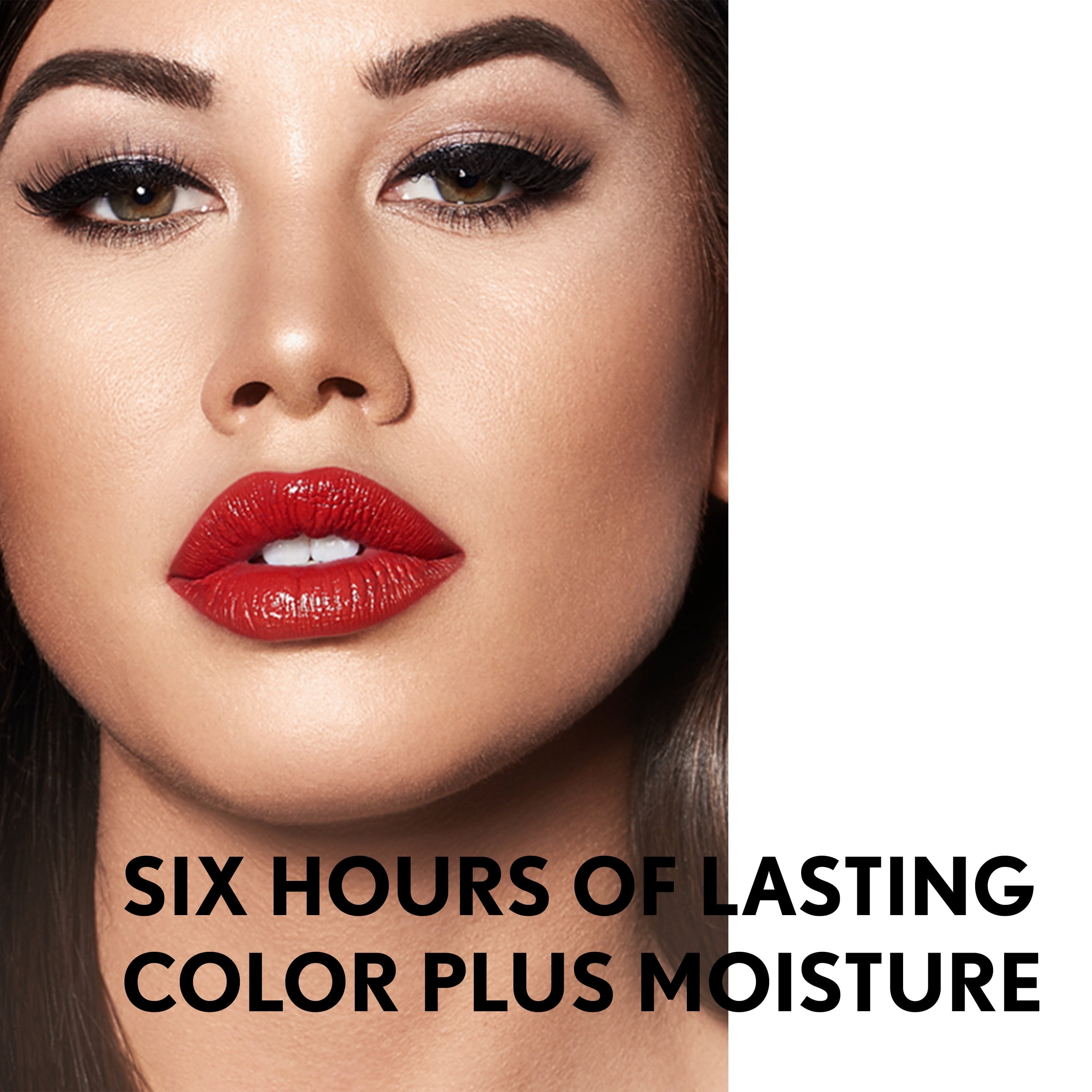 COVERGIRL Continuous Color Lipstick, 430 Bistro Burgundy, 0.13 oz, Moisturizing Lipstick, Long Lasting Lipstick, Extended Palette of Shades, Keeps Lips Soft