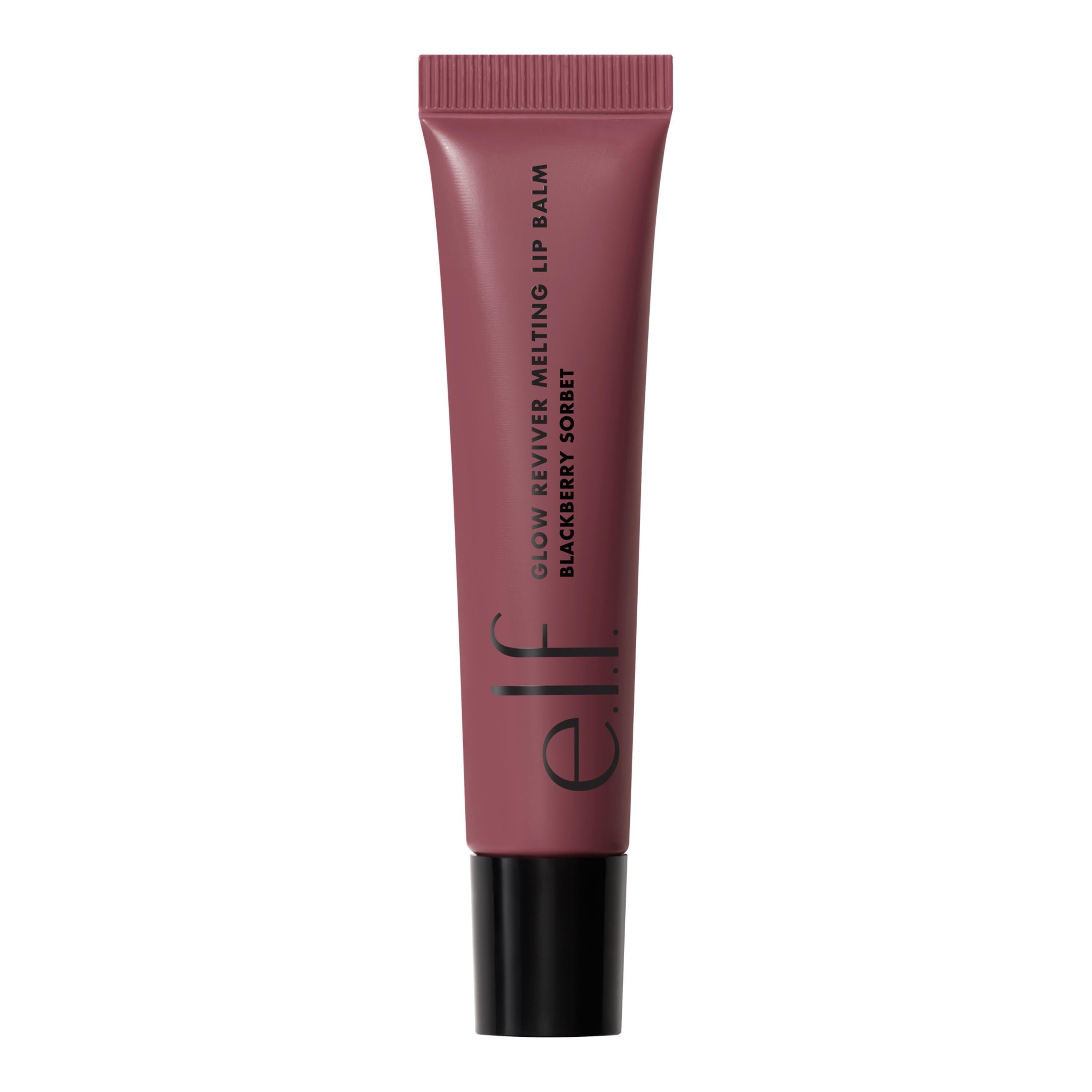 e.l.f. Glow Reviver Melting Lip Balm, Blackberry Sorbet, 0.52 oz