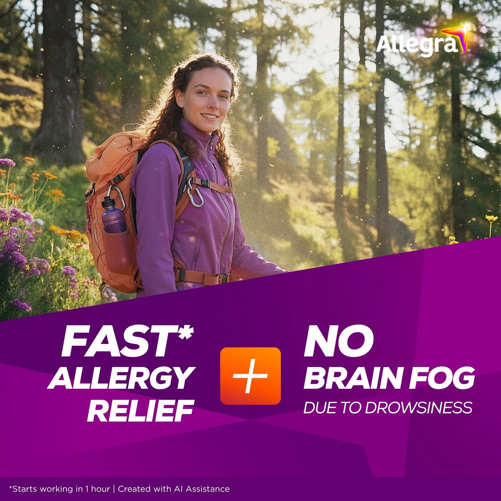 Allegra Children's 12-Hour Allergy Relief Liquid, Non-Drowsy Indoor and Outdoor Allergy Medicine, 30 mg Fexofenadine HCI Antihistamine For Kids, Berry Flavor, 8 oz.