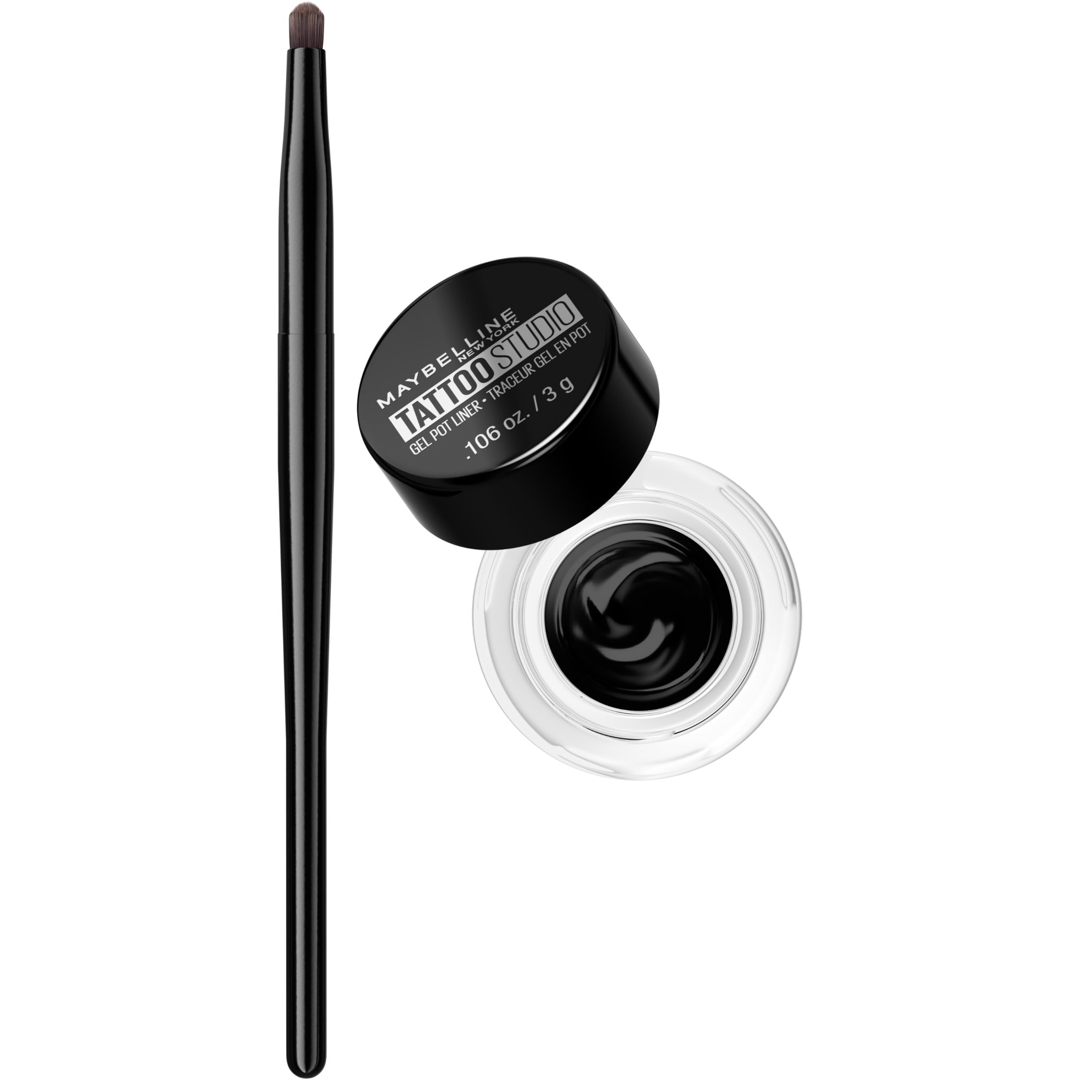 Maybelline Lasting Drama Gel Liner, Blackest Black, 0.11 oz