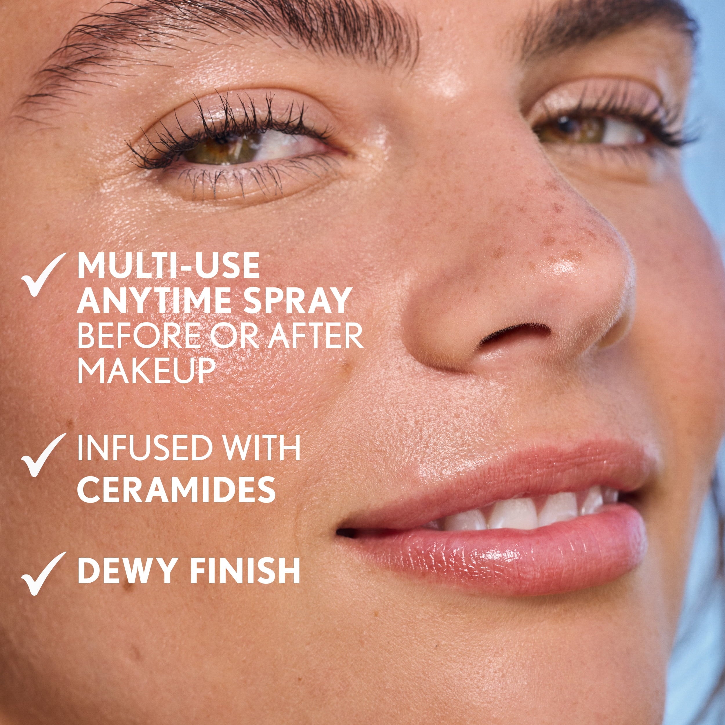 COVERGIRL Clean Fresh Prime+Refresh Serum Spray, 100 Nourishing Milk, 2.7 fl oz