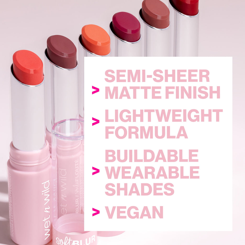 Wet n Wild Soft Blur Matte Lipstick - Homecoming Queen
