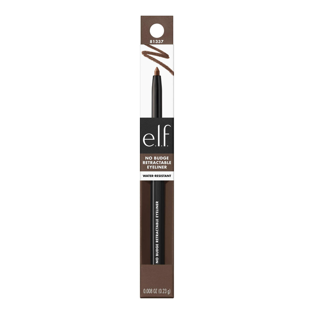 e.l.f. No Budge Retractable Eyeliner, Coffee, 0.006 oz