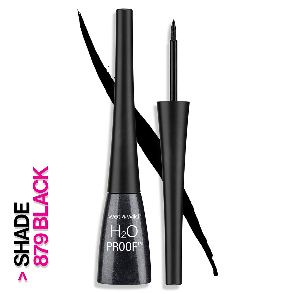 Wet n Wild H2O Proof, Liquid Eyeliner, Black