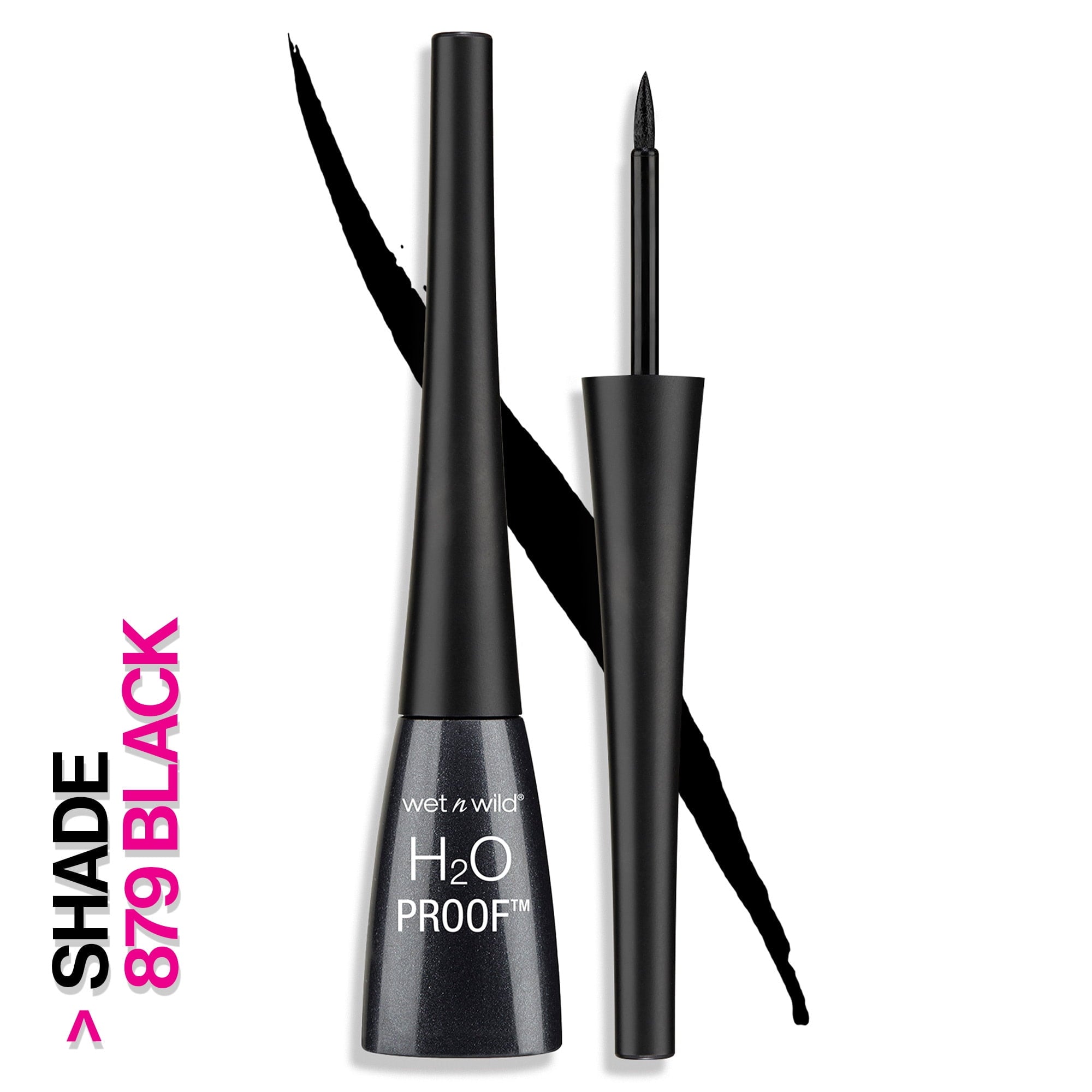 Wet n Wild H2O Proof, Liquid Eyeliner, Black