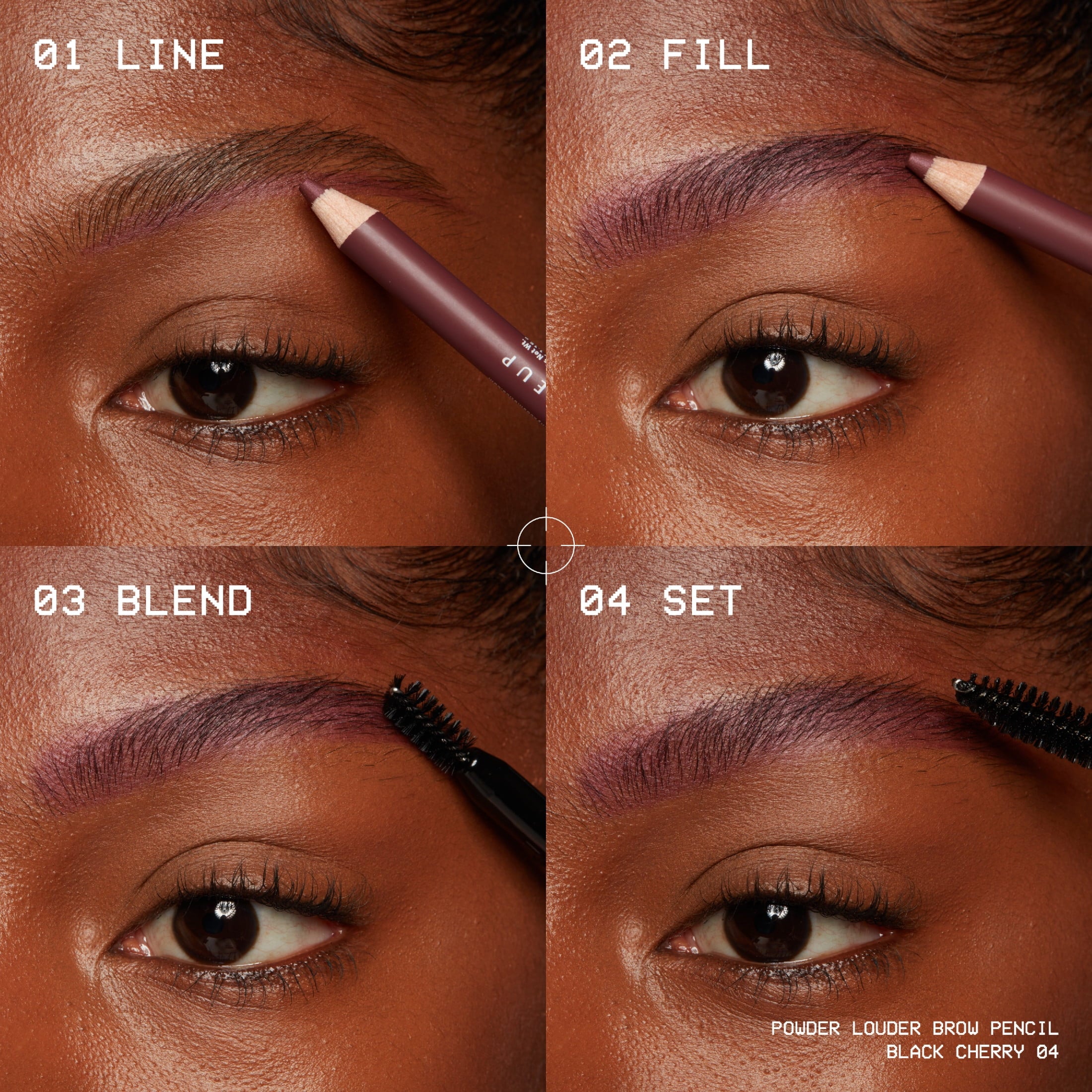 NYX Professional Makeup Brow Powder Louder, Brow Pencil, Deep Brown, 1 Count, Deep Brown, 0.04 oz