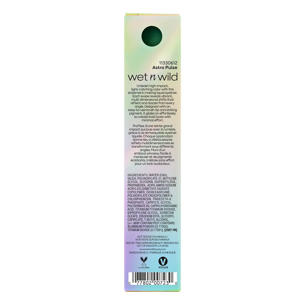 Wet n Wild Chameleon Chrome Liquid Eyeliner, Astro Pulse, 0.1 fl oz