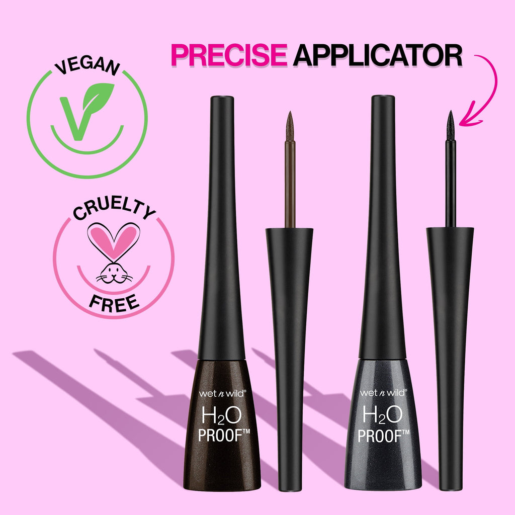 Wet n Wild H2O Proof, Liquid Eyeliner, Black