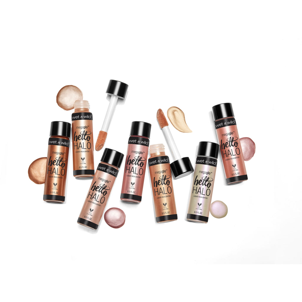 wet n wild MegaGlo Hello Halo Liquid Highlighter, Halo, Goodbye