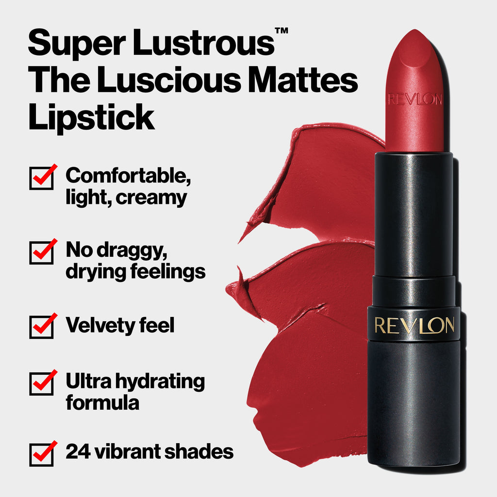 Revlon Super Lustrous Creme Lipstick, Creamy Formula, 0.15 oz