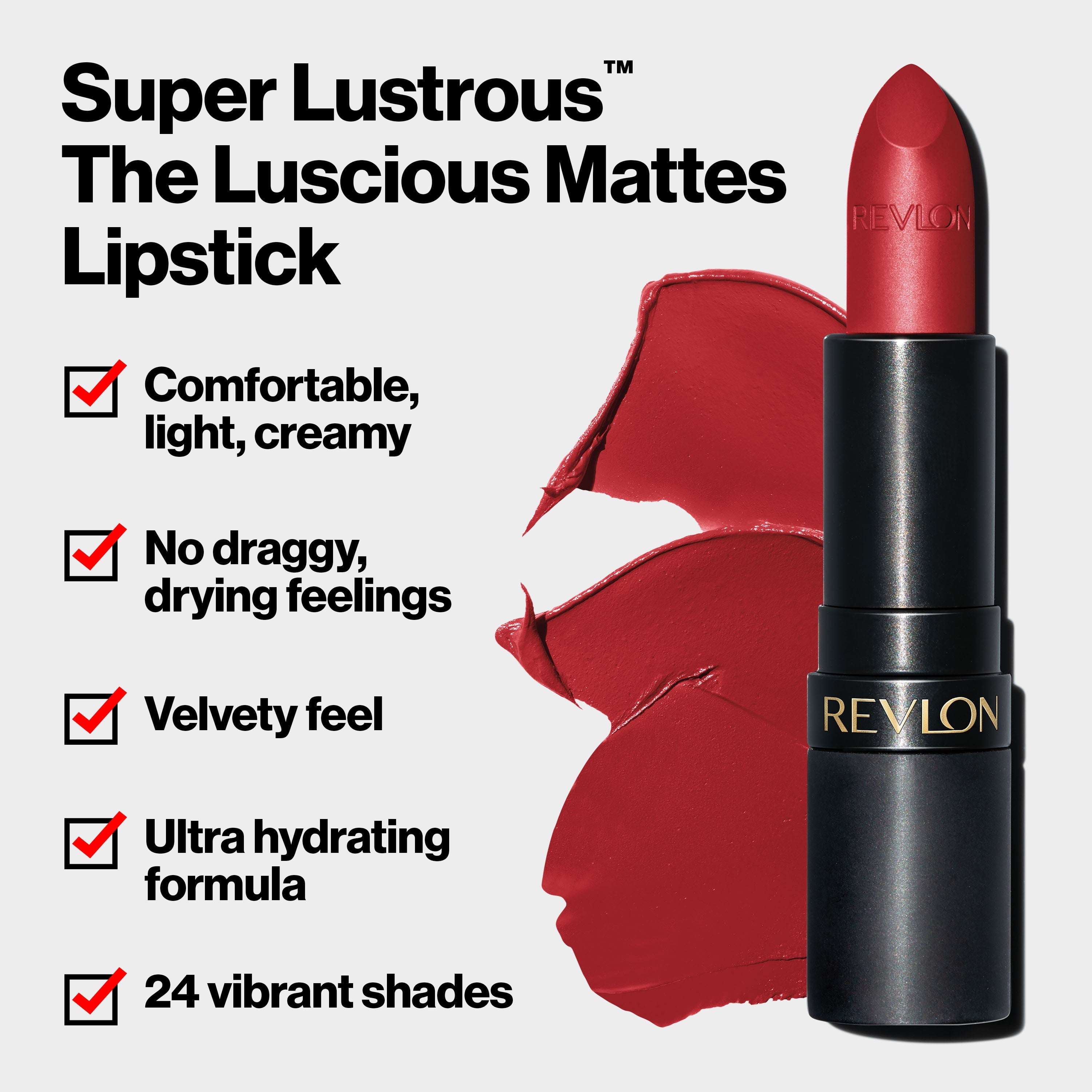 Revlon Super Lustrous Creme Lipstick, Creamy Formula, 0.15 oz
