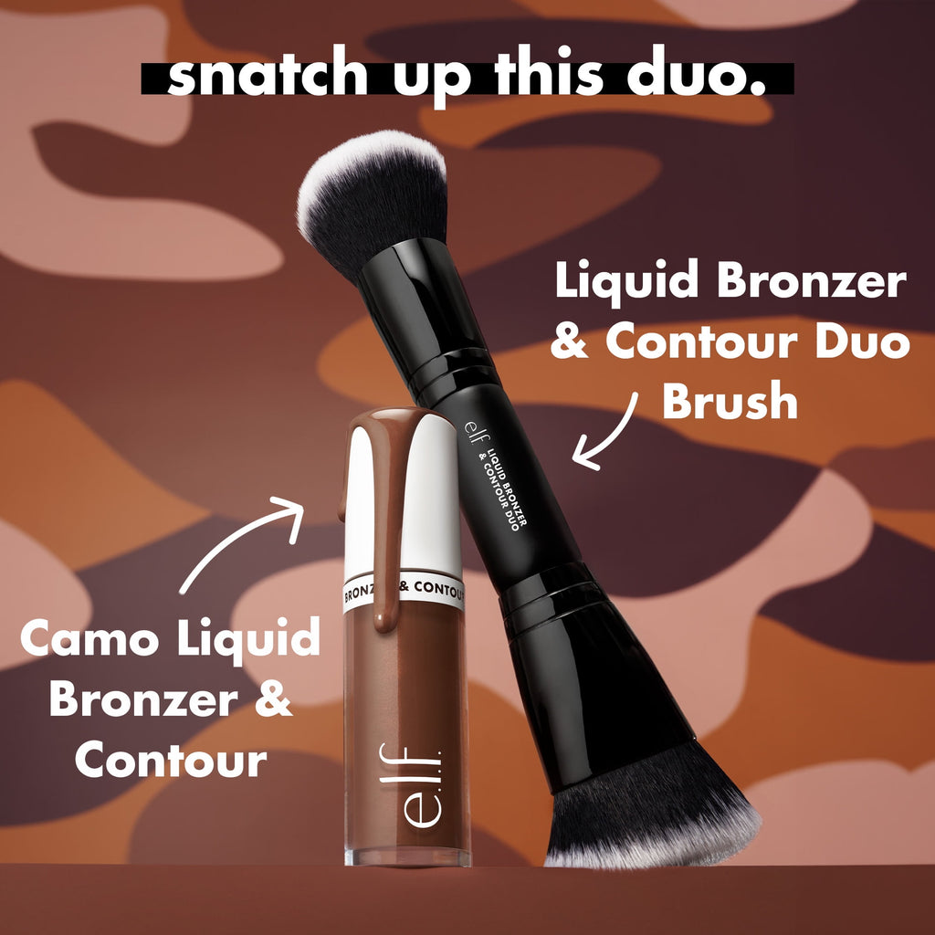 e.l.f. Camo Liquid Bronzer & Contour, 7 Tan/Deep, 0.13 fl oz