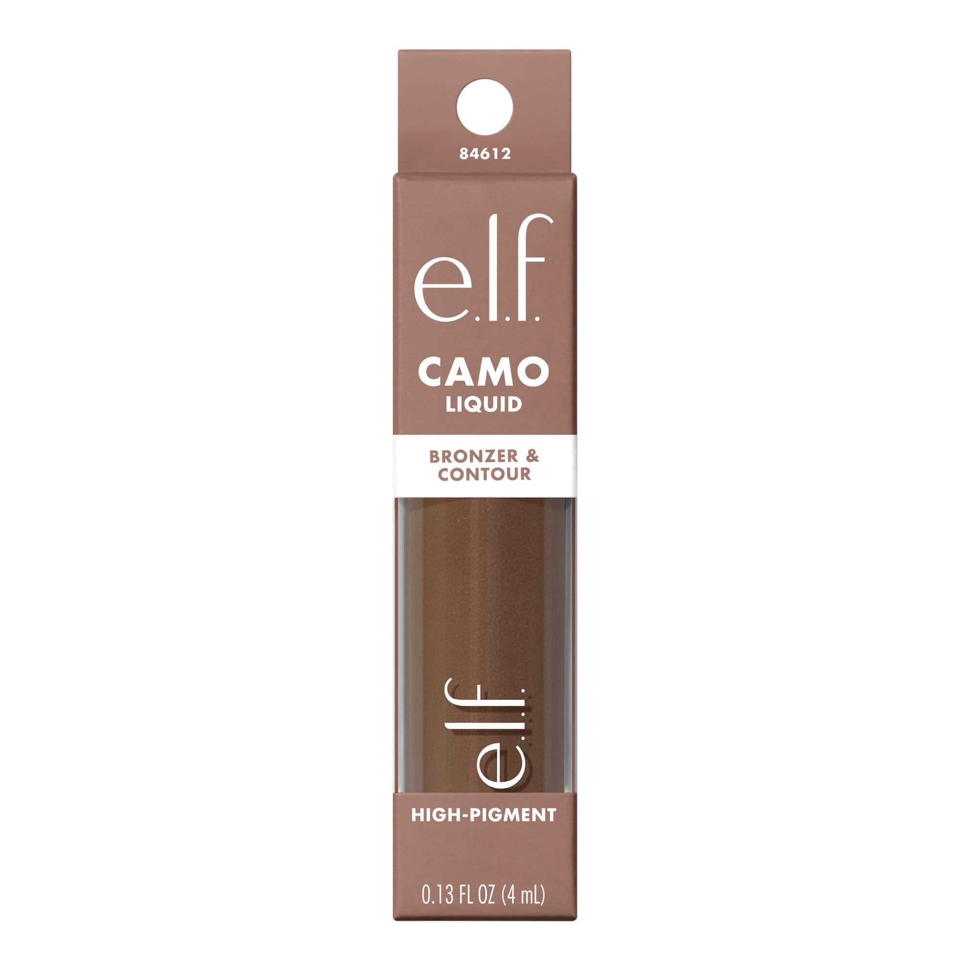 e.l.f. Camo Liquid Bronzer & Contour, 4 Light/Medium, 0.13 fl oz