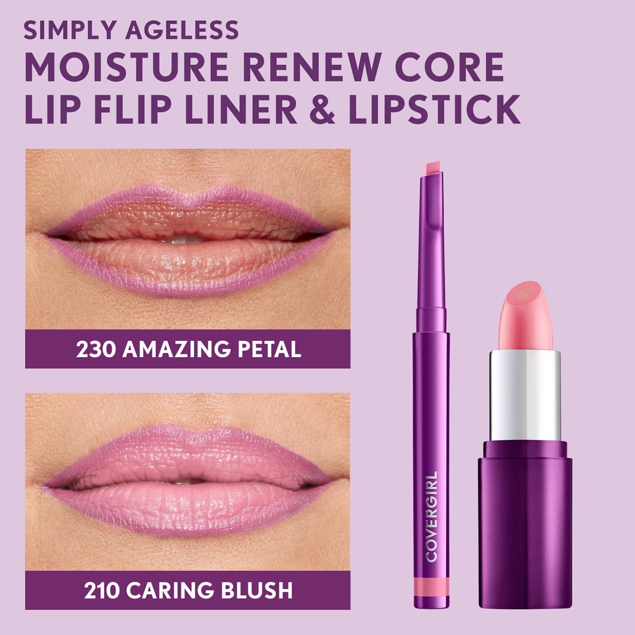 COVERGIRL Simply Ageless Hyaluronic Core Lipstick