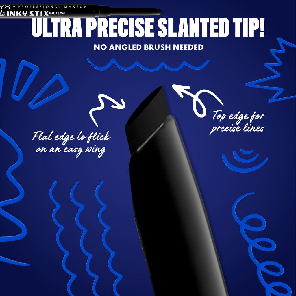 NYX Professional Makeup Epic Inky Stix Mechanical Cream Matte Gel Eyeliner, Black Screen 01