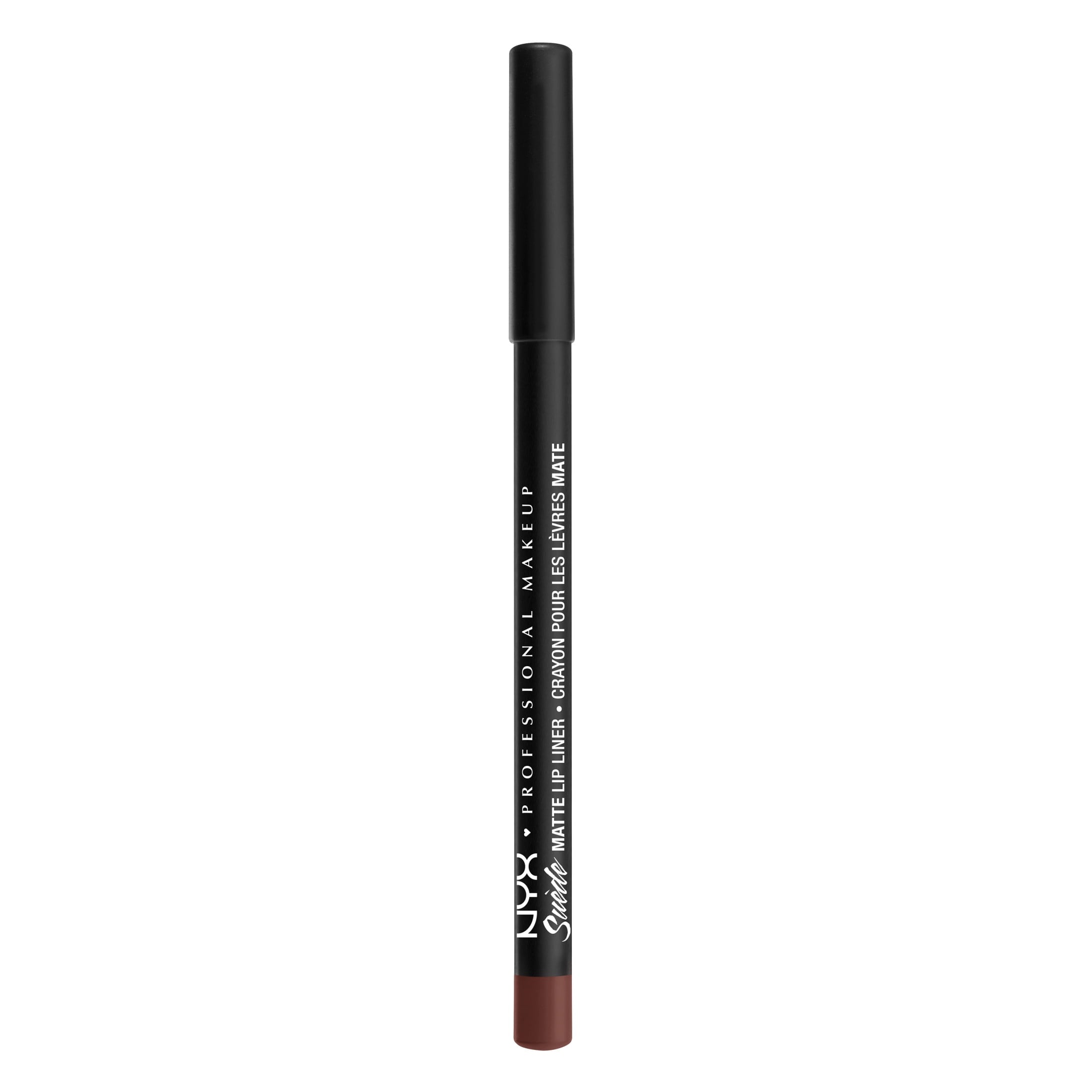 NYX Professional Makeup Suede Matte Lip Liner Pencil, The OG Brew 73, 0.03 oz
