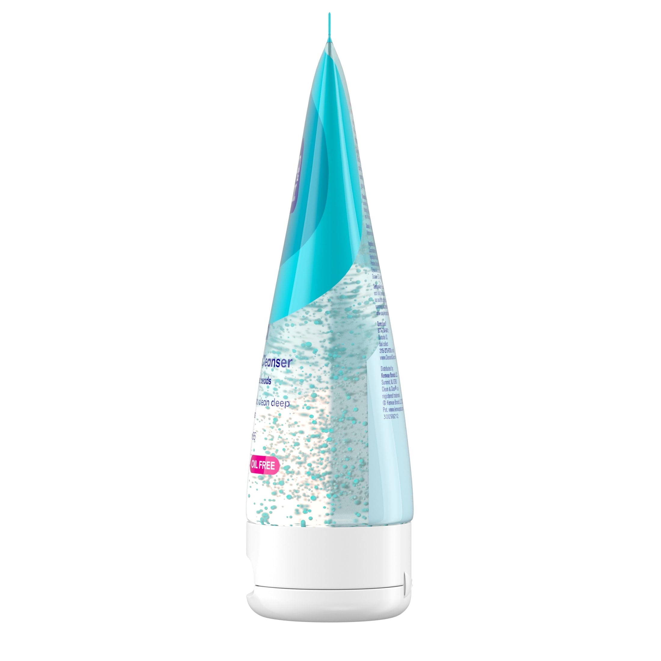 Clean Clear Oil-Free Deep Action Exfoliating Acne Face Wash, Facial Cleanser, 7oz