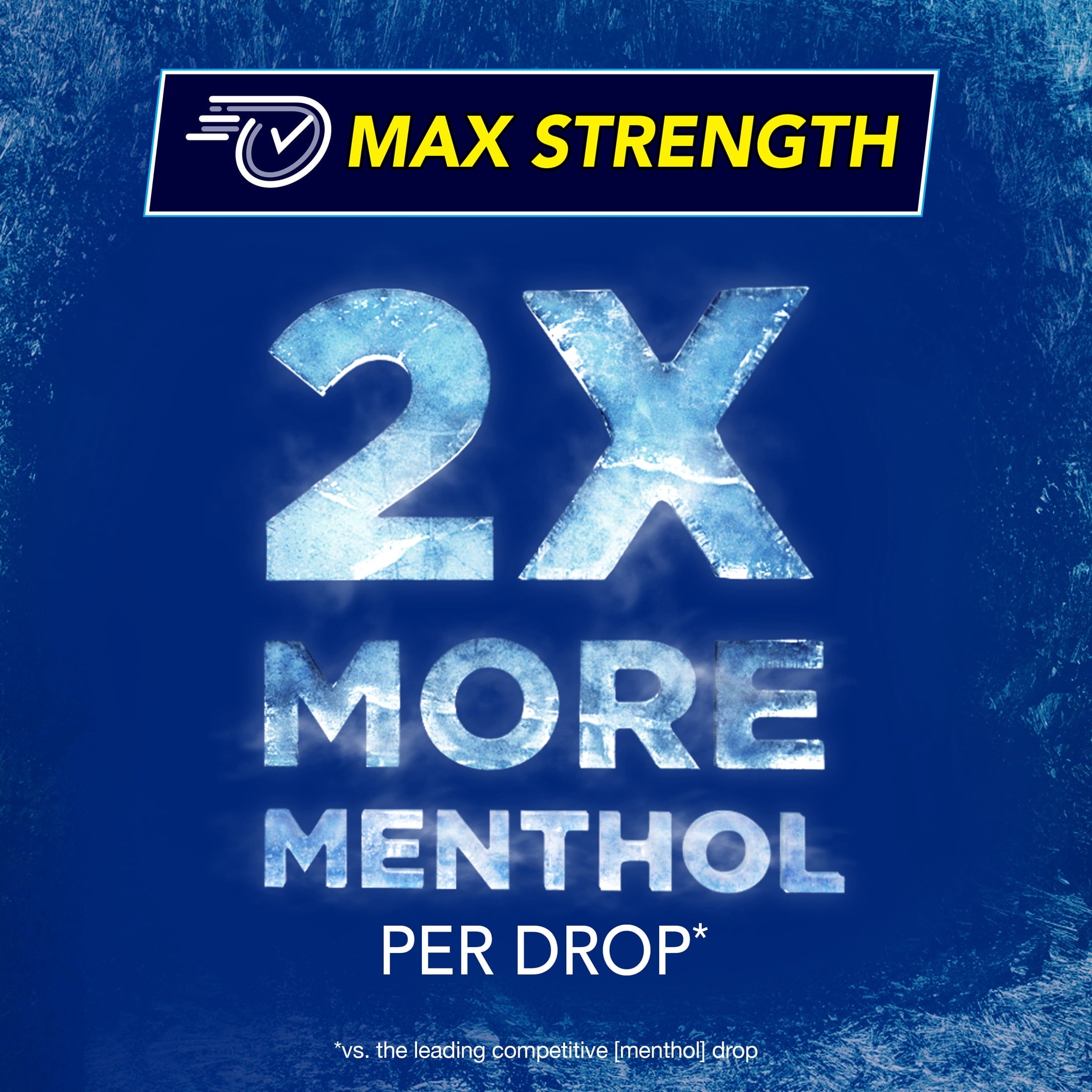 Vicks VapoCOOL SEVERE Medicated Sore Throat Drops, Menthol, Winterfrost Flavor, 45 count