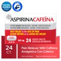 Aspirina Cafeína, Aspirin Plus Caffeine Pain Medicine, 24 Count