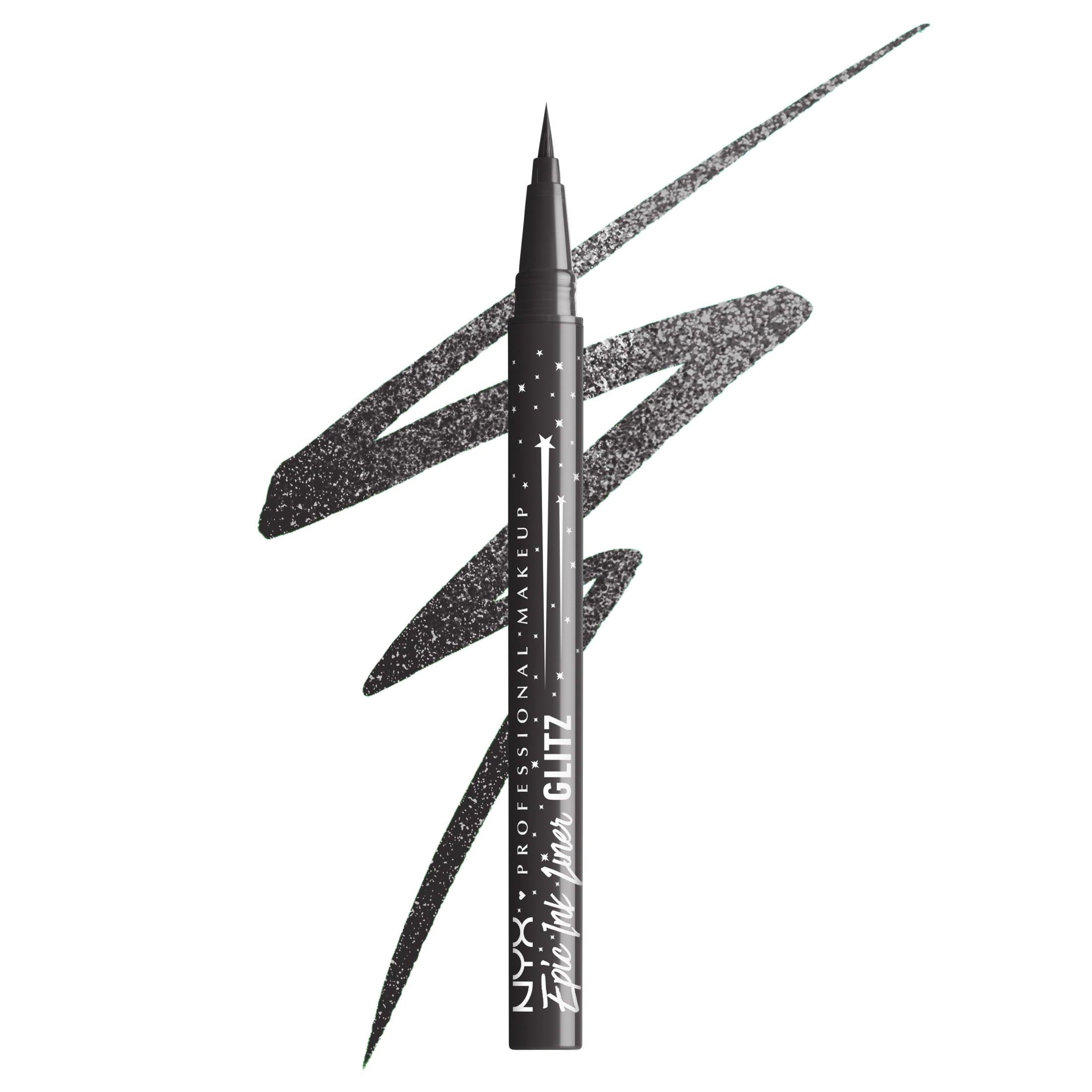NYX Professional Makeup Epic Ink Glitz, Metallic Liquid Eyeliner, Graphite Glitz, 0.03 fl oz