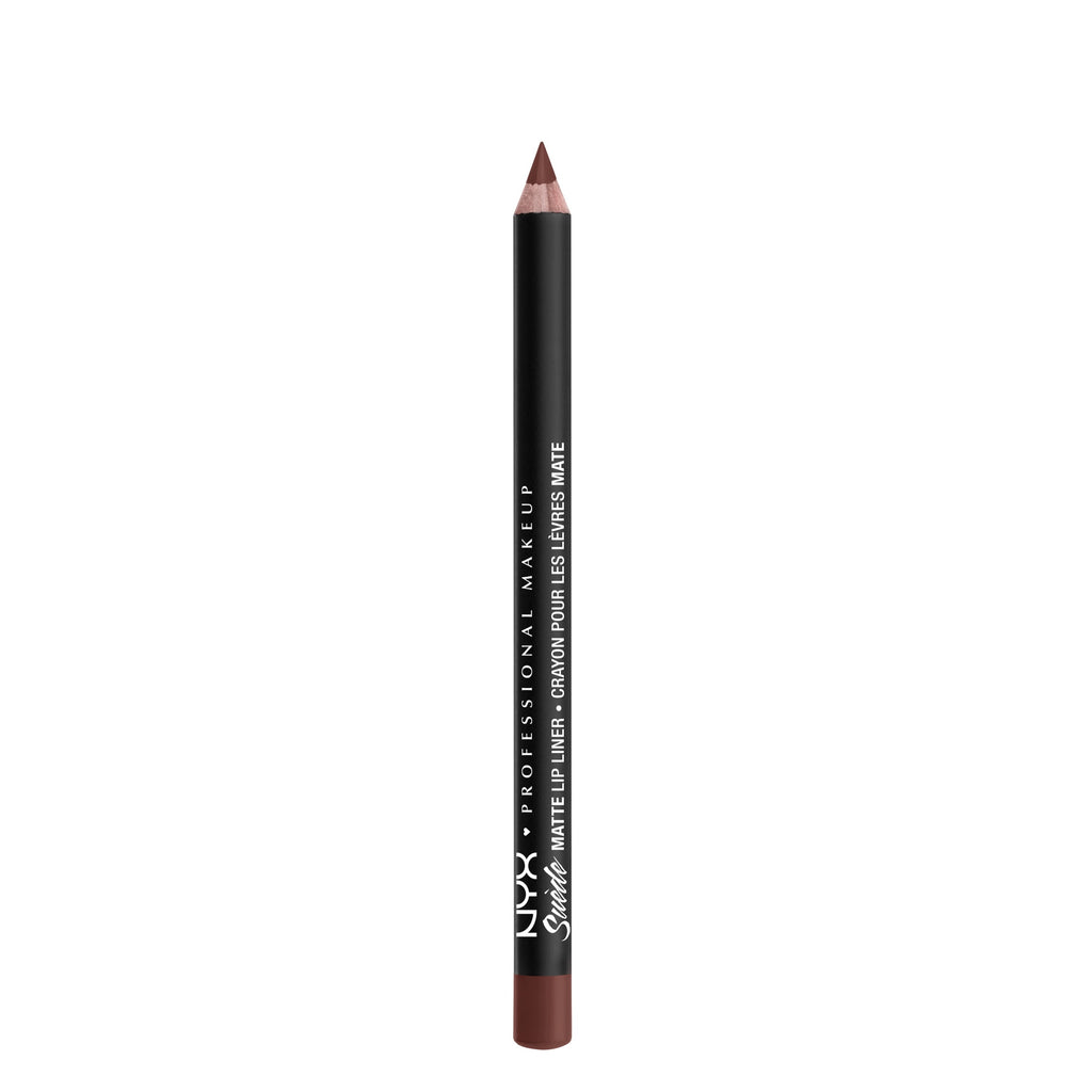 NYX Professional Makeup Suede Matte Lip Liner Pencil, The OG Brew 73, 0.03 oz