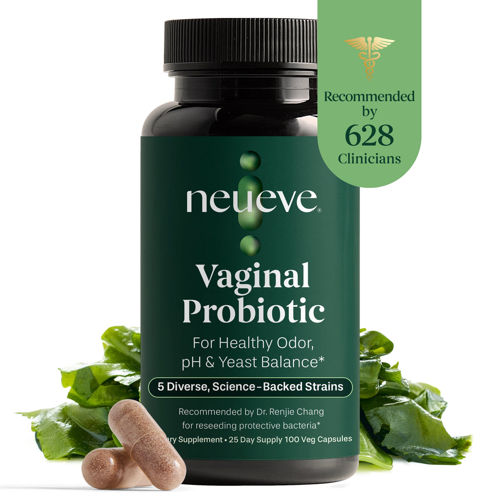 NeuEve Vaginal Probiotic, L acidophilus, L plantarum, L rhamnosus, L fermentum, L reuteri, selected by OBGYN
